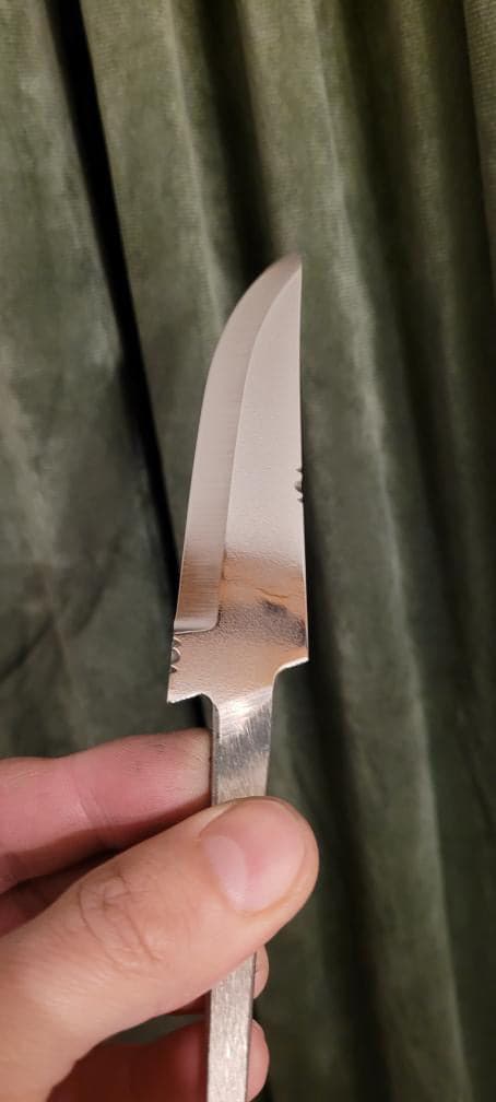 Handsmidet knivblad Halvor Jøntvedt HJ4 Rostfritt