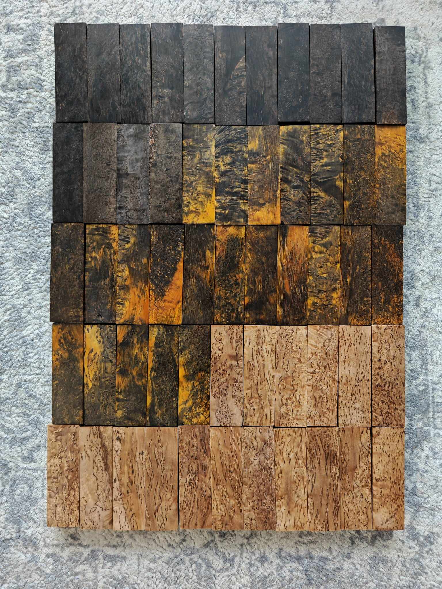 Masurbjörk karelsk ofärgad (stabiliserad)