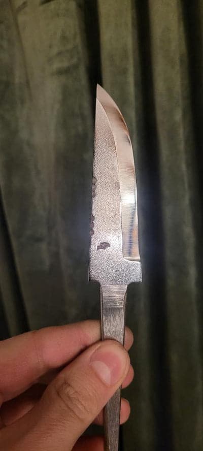 Handsmidd knivblad Halvor Jøntvedt HJ3 Rostfritt stål