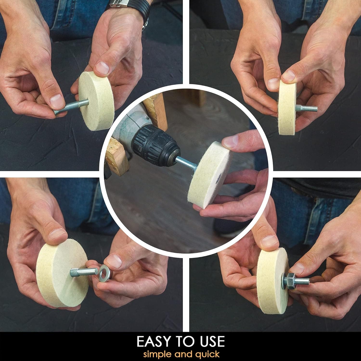 Polerskiva bomull (PW2)