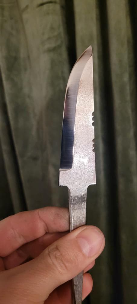 Handsmidd knivblad Halvor Jøntvedt HJ3 Rostfritt stål