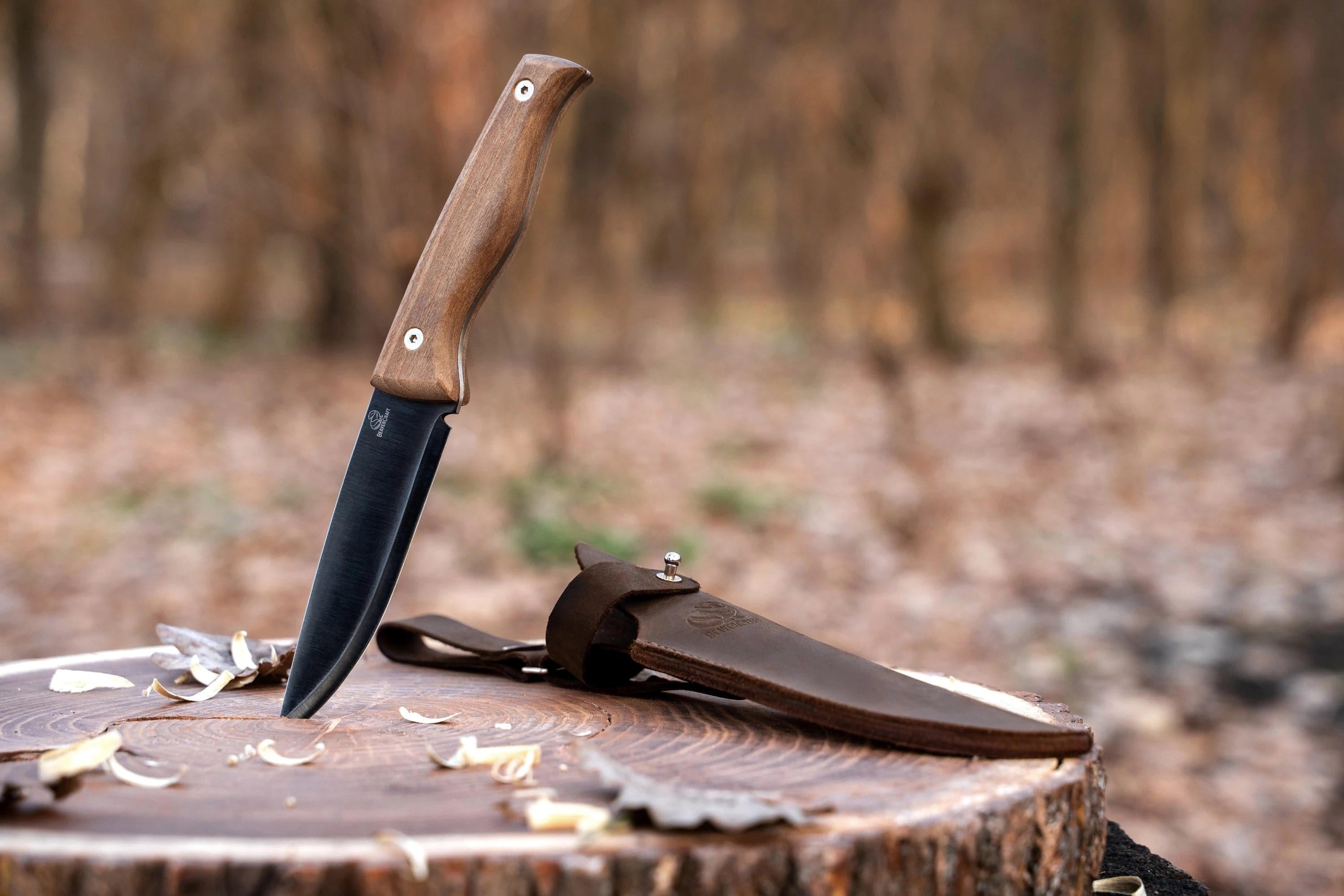 BSH3 Nightfall Bushcraft-kniv med slida