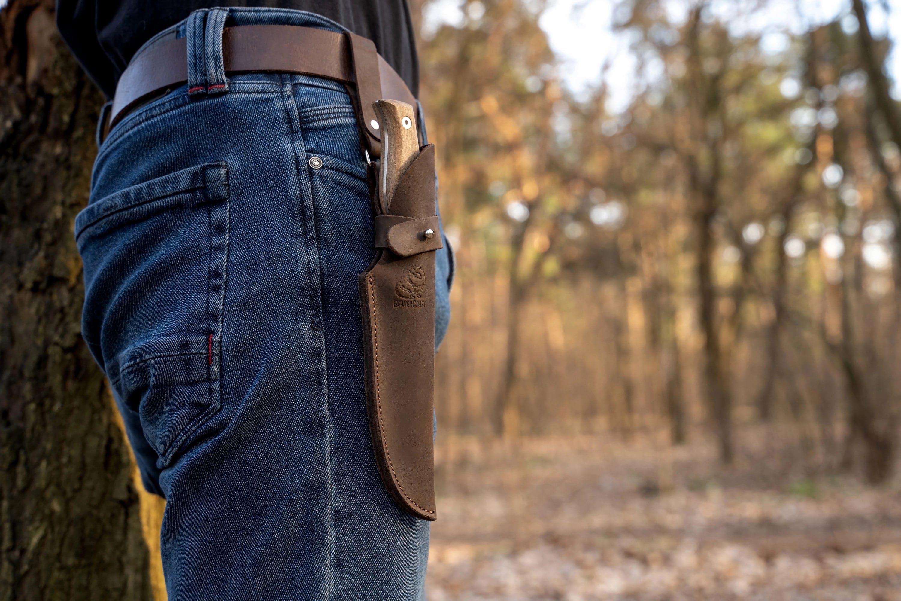 BSH3 Nightfall Bushcraft-kniv med slida