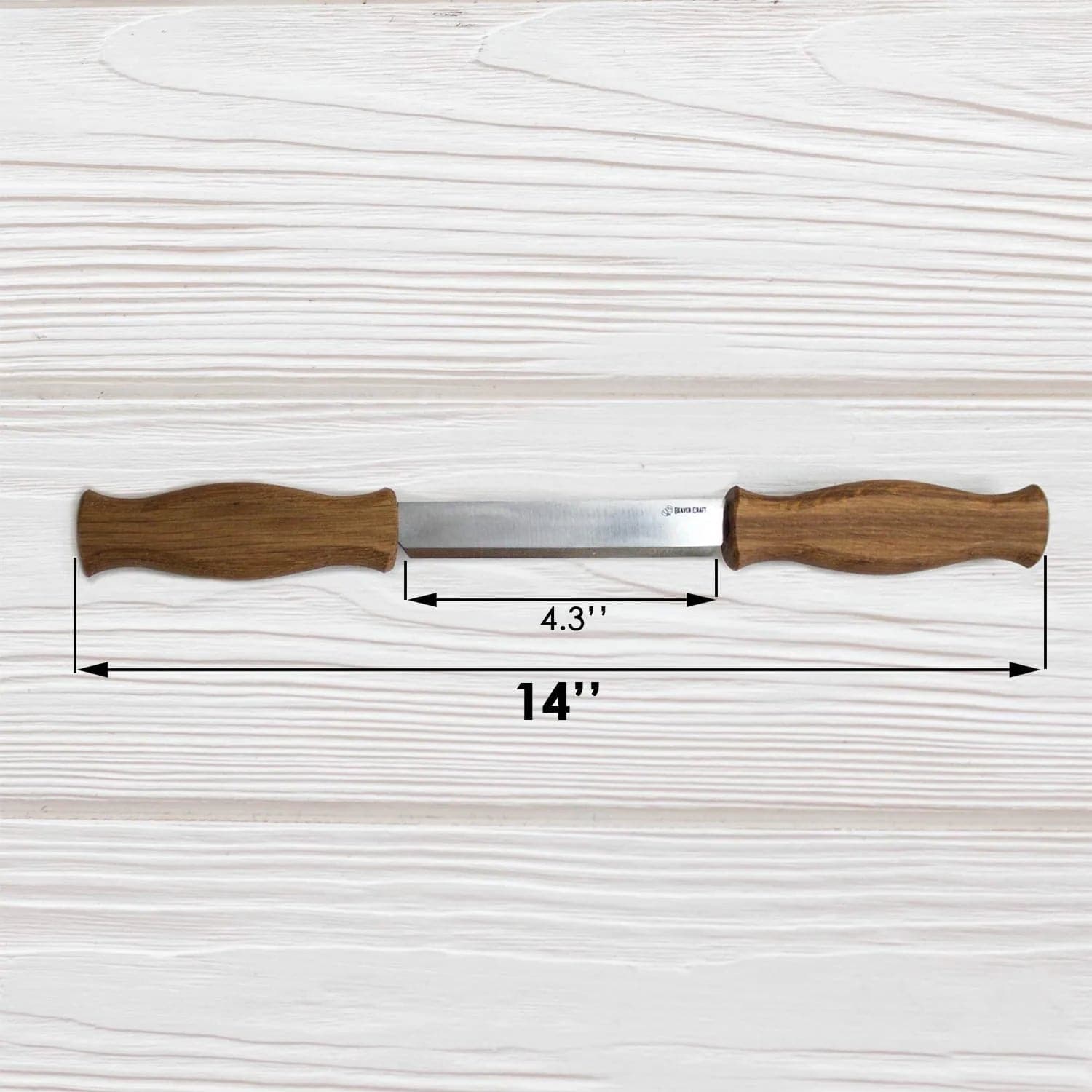 Skavkniv 120mm inkl lærslire (DK1S)