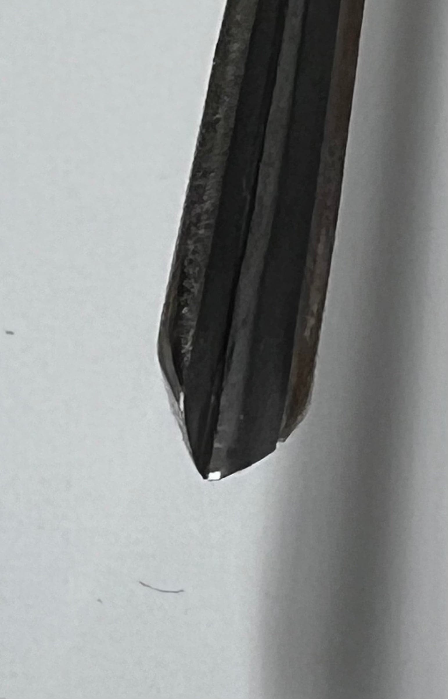Treskjæringsjern 75x2mm rett rundet meisel P10/02 m/kulehåntak