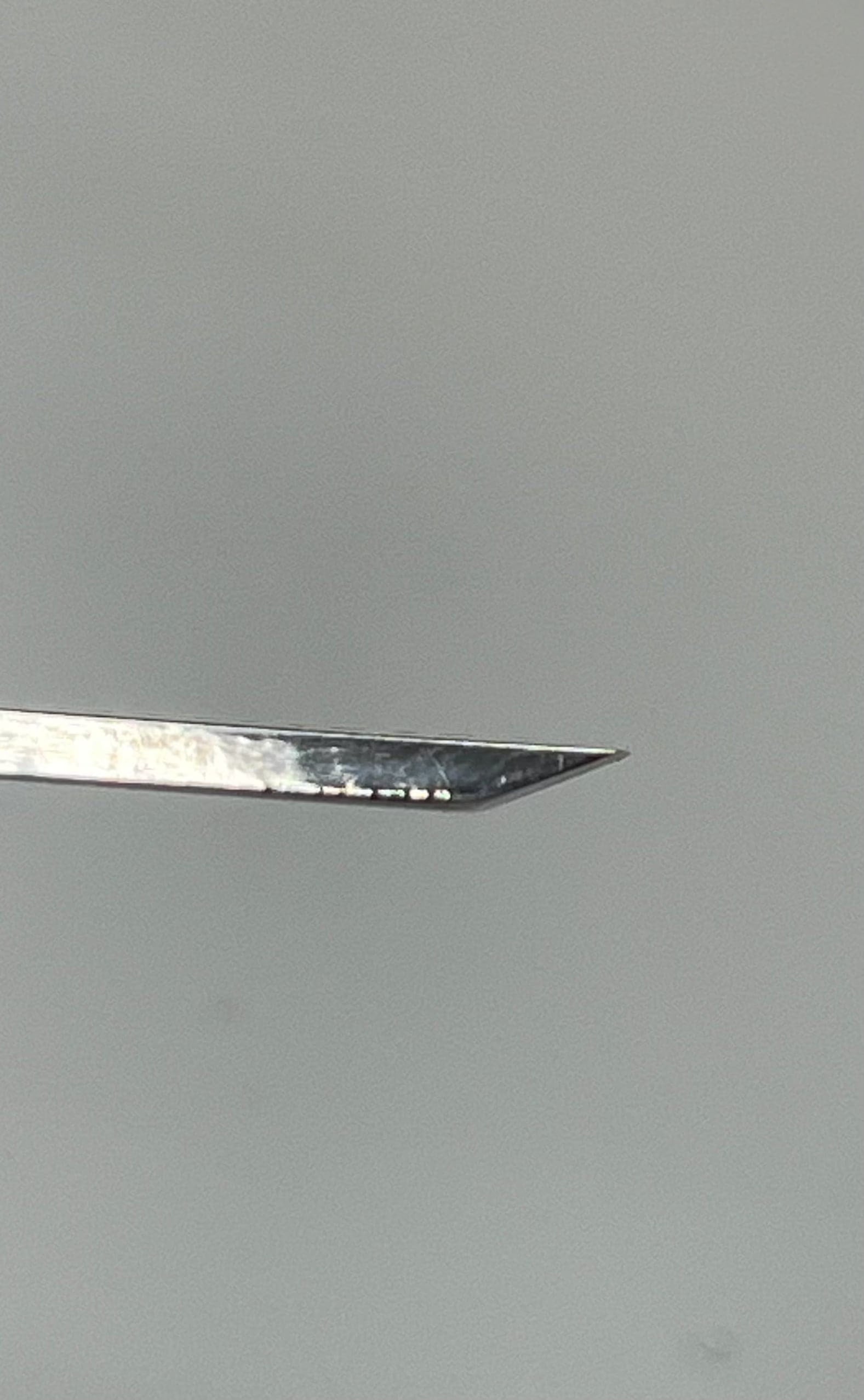 Treskjæringsjern 75x2mm rett flat meisel P1/02 m/kulehåntak
