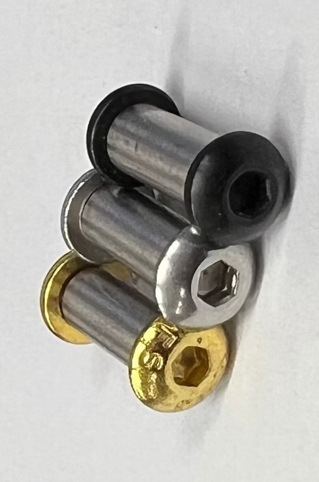 Skrue til skaft - Liten rundet skrue