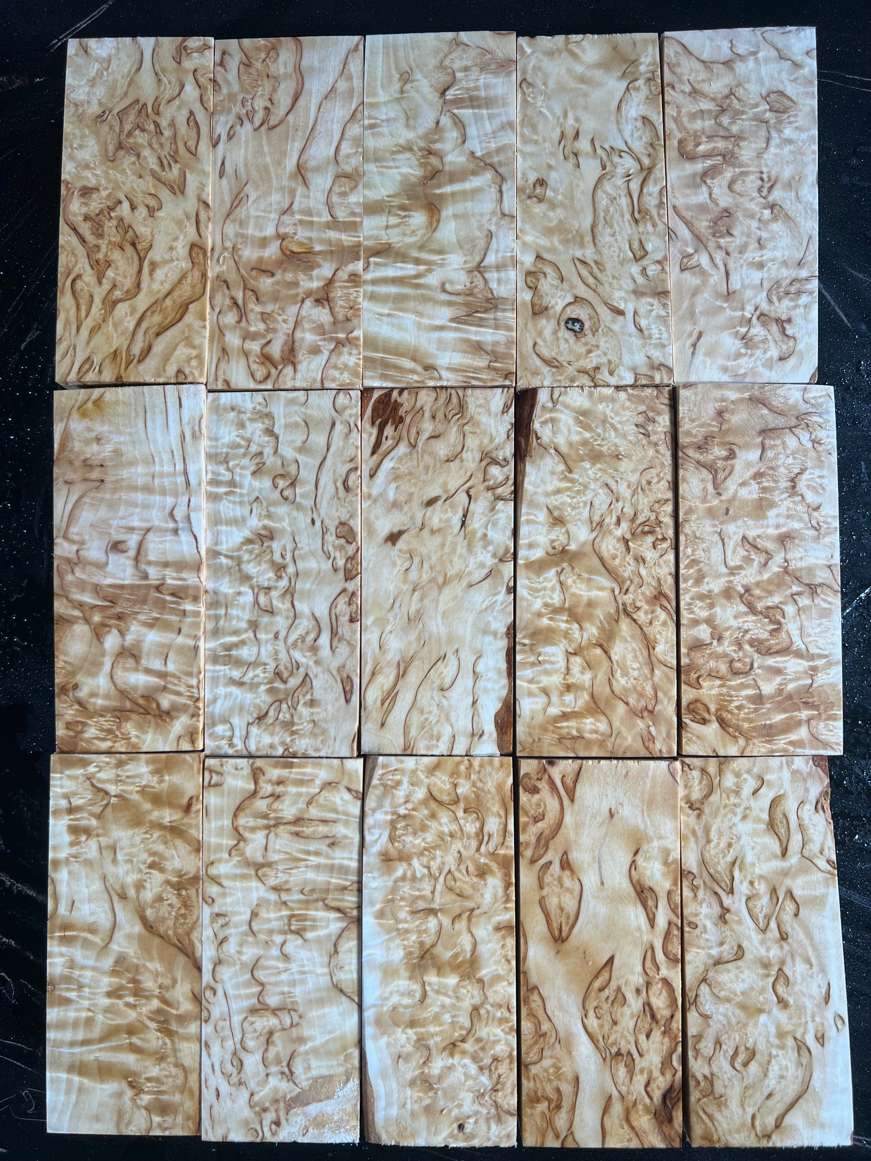 Naturell Valbjørk Masurbjørk Ekstra stor ca. 40x50x120mm