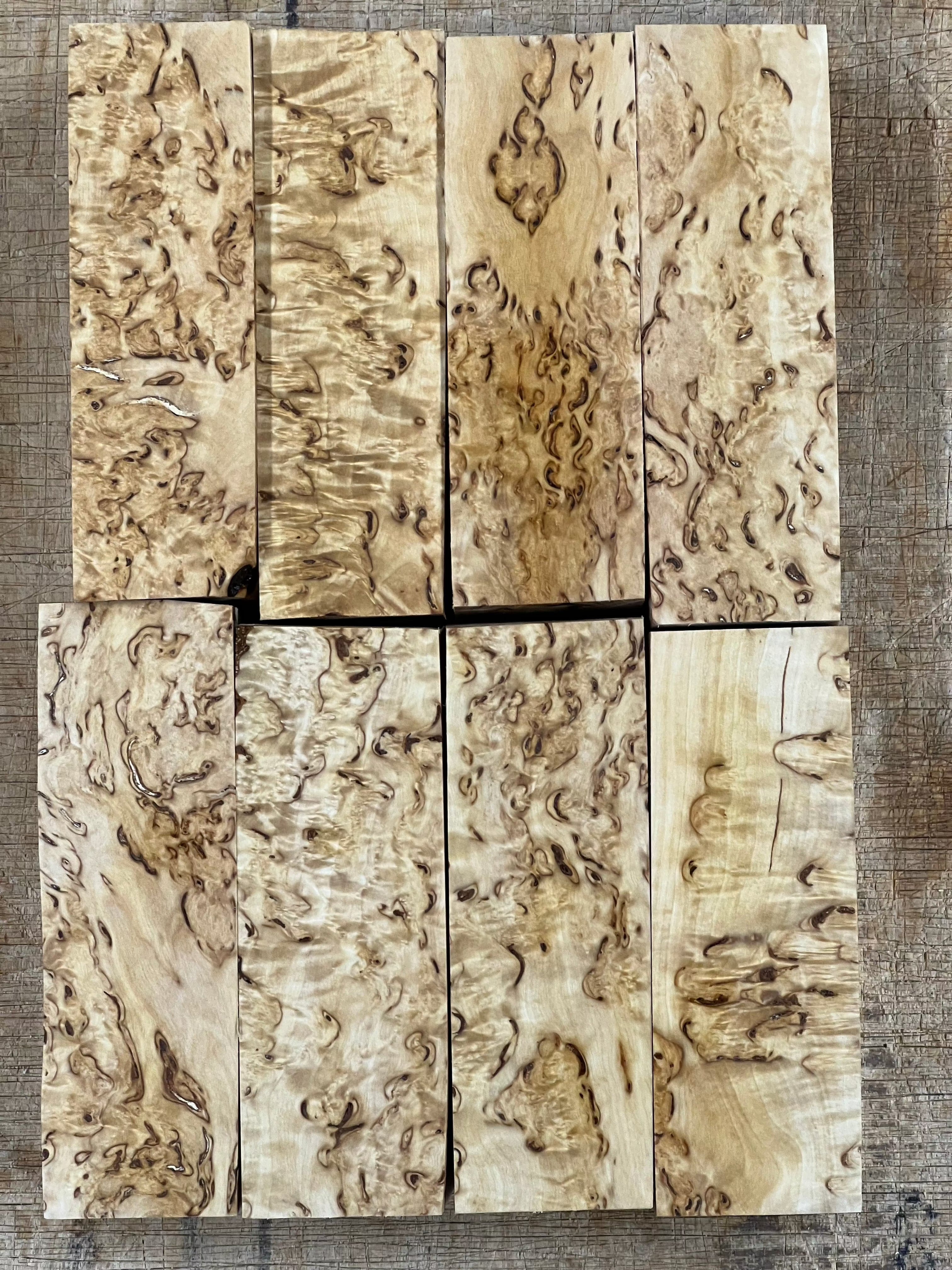 Naturell Valbjørk Masurbjørk ca. 30x40x120