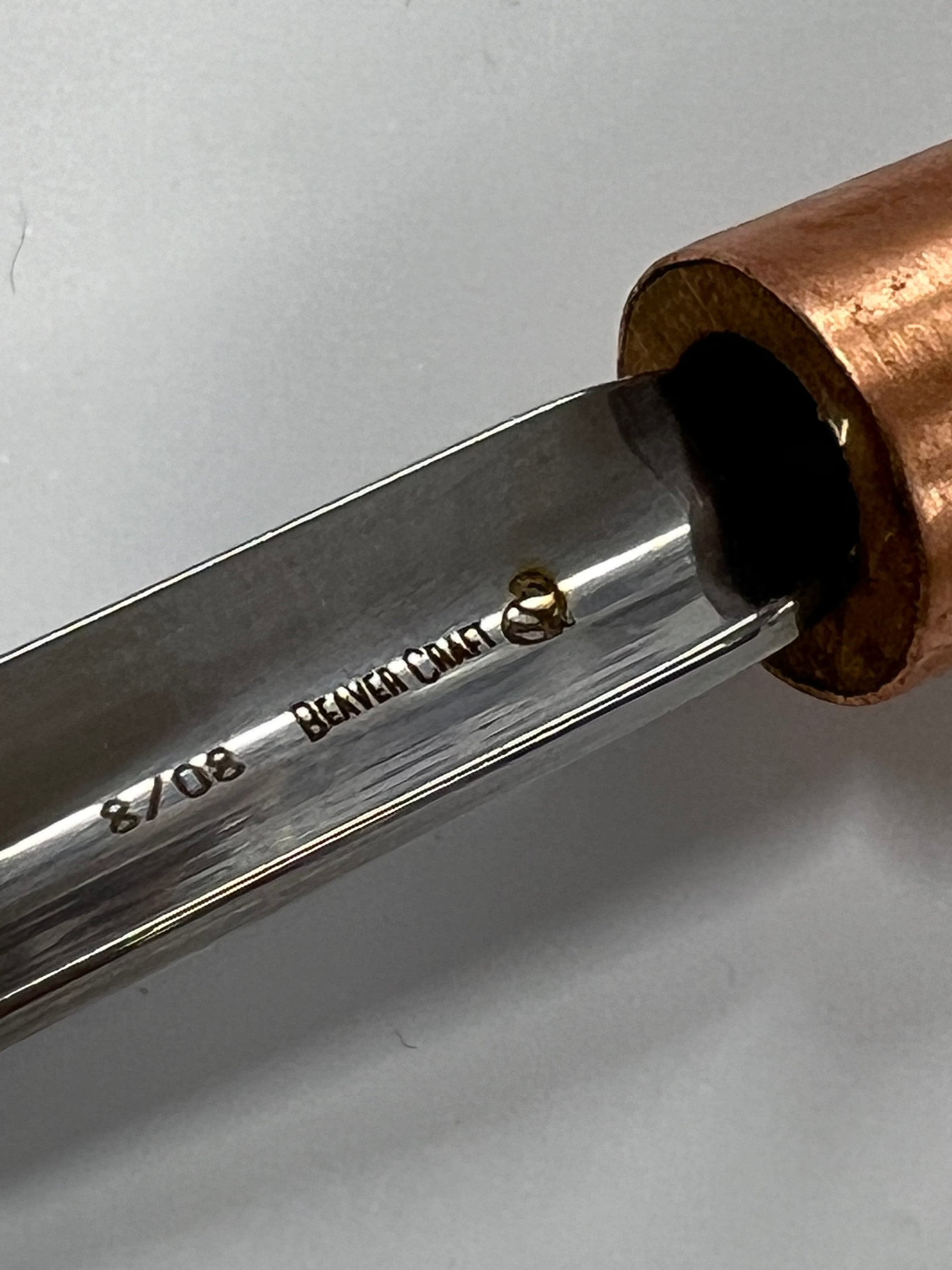 Träsniderijärn 80x8mm rak rundad mejsel K8/08