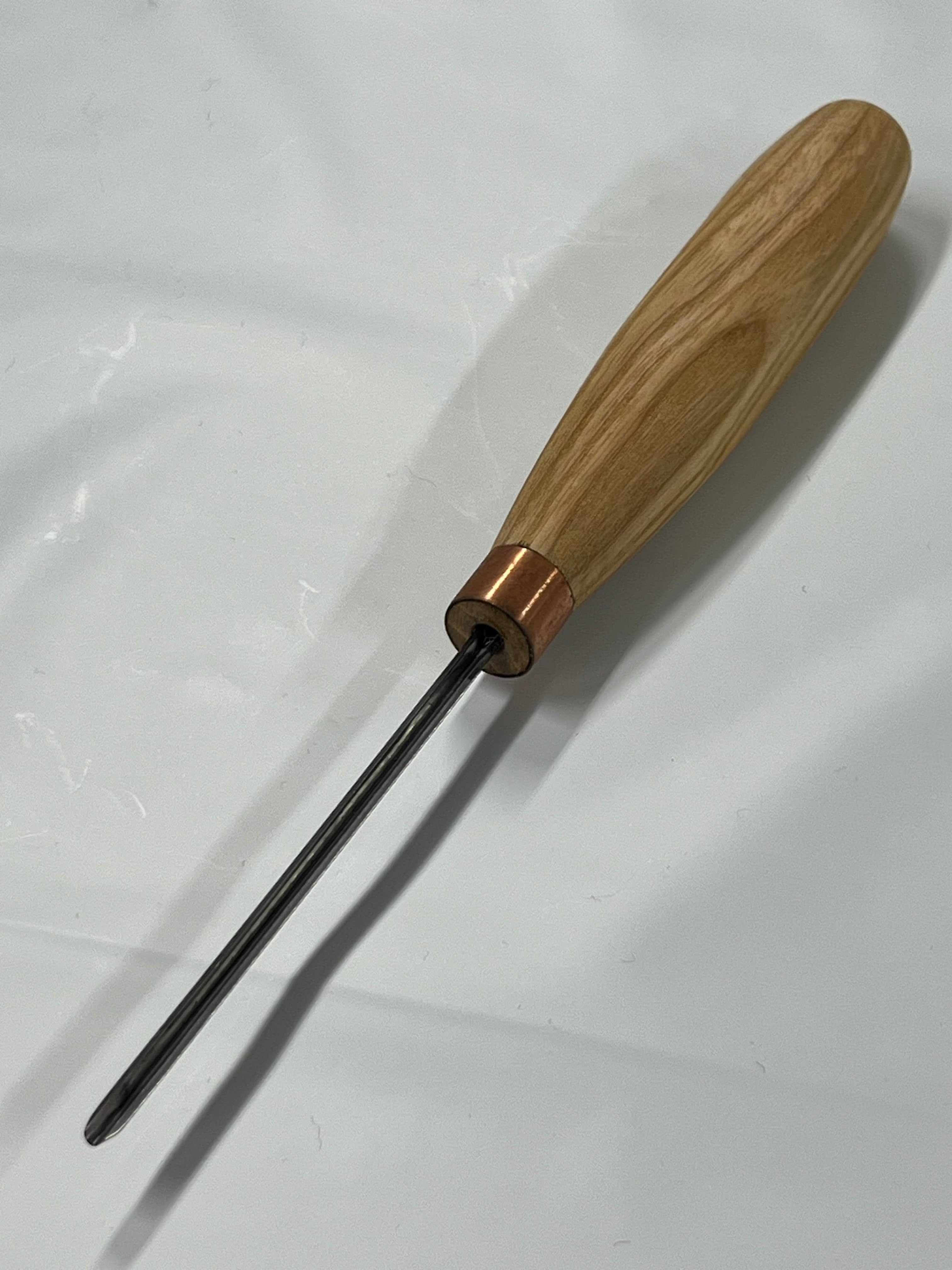 Treskjæringsjern 80x2mm rett rundet meisel K12/02
