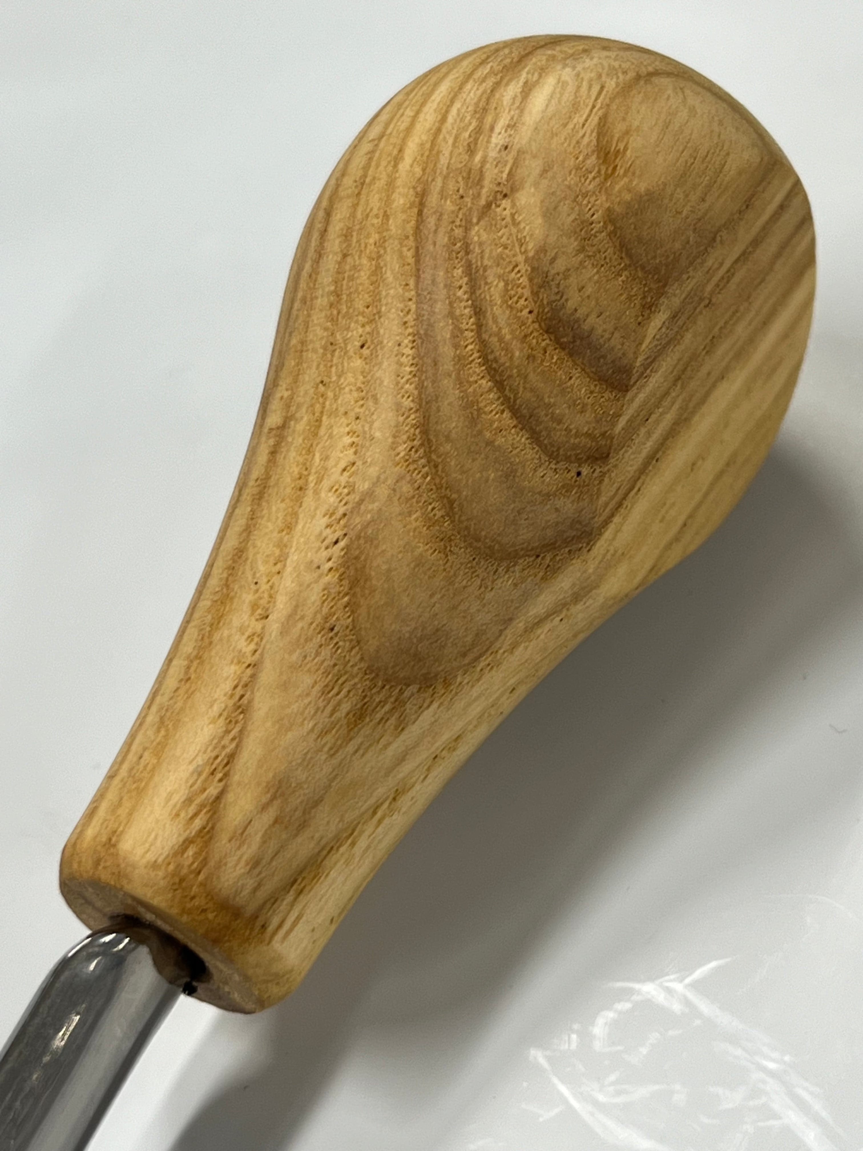 Treskjæringsjern 75x10mm rett rundet meisel P9/10 m/kulehåntak
