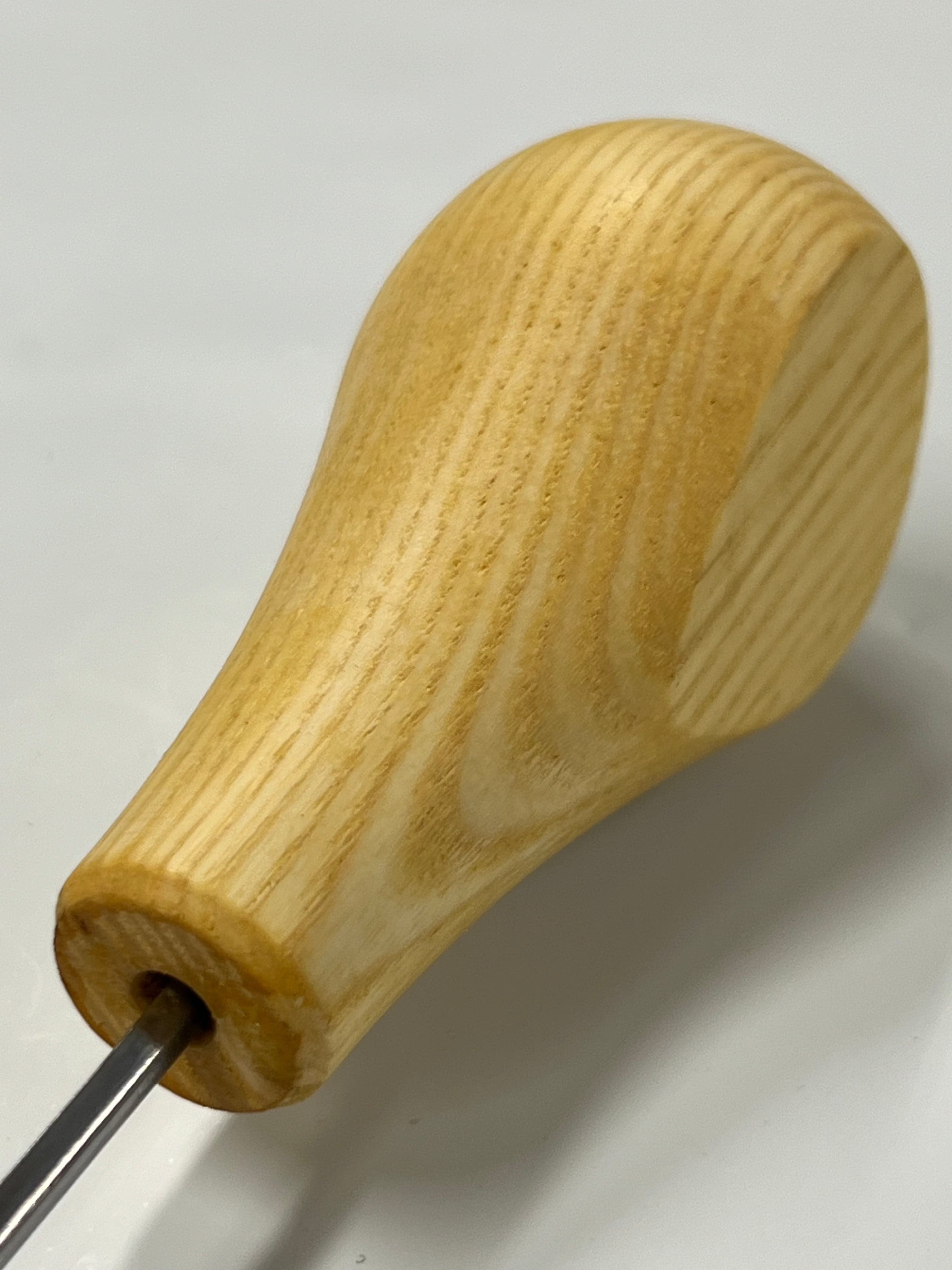 Treskjæringsjern 75x2mm rett rundet meisel P10/02 m/kulehåntak