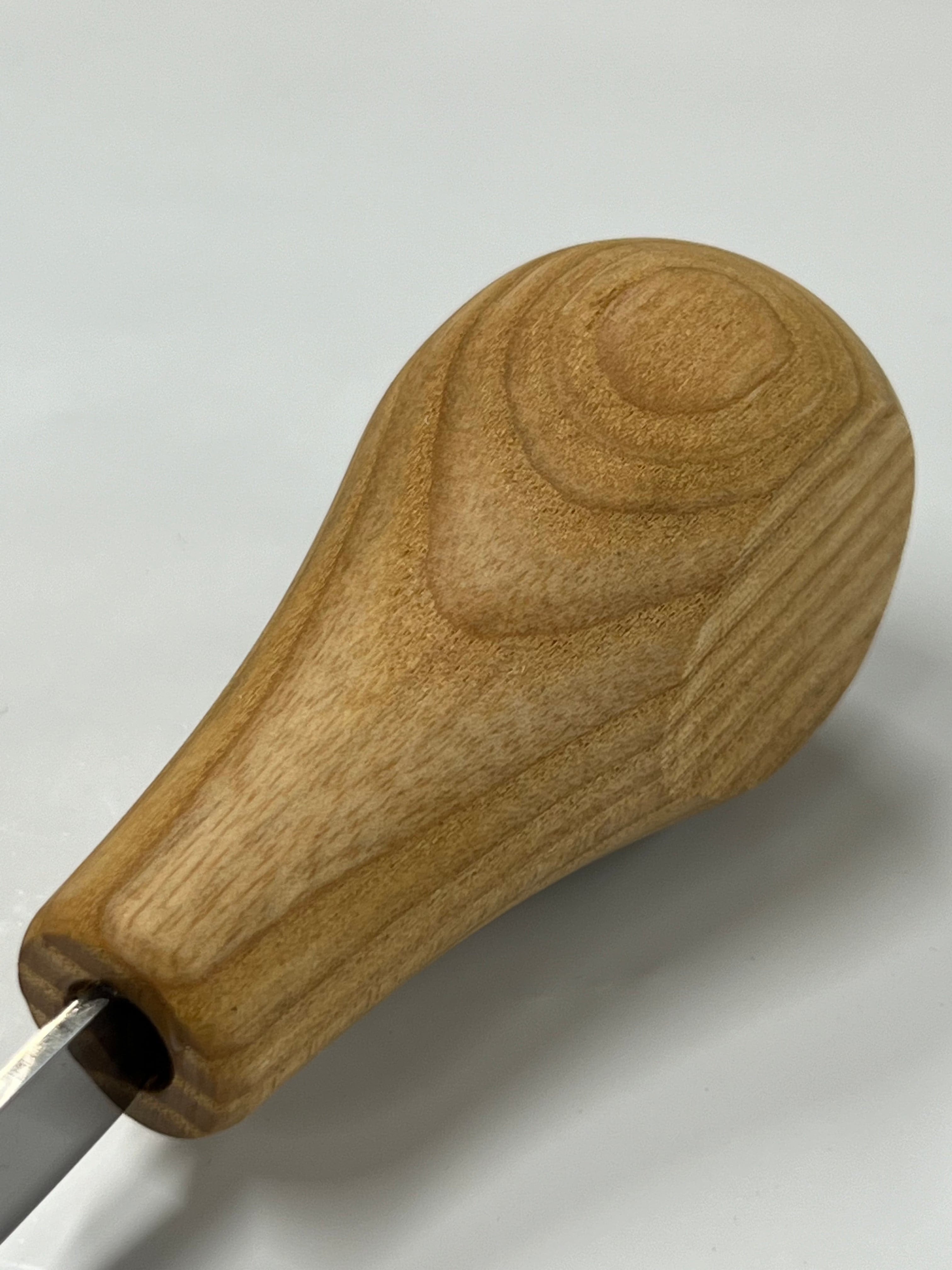 Treskjæringsjern 75x10mm rett flat meisel P1/10 m/kulehåntak