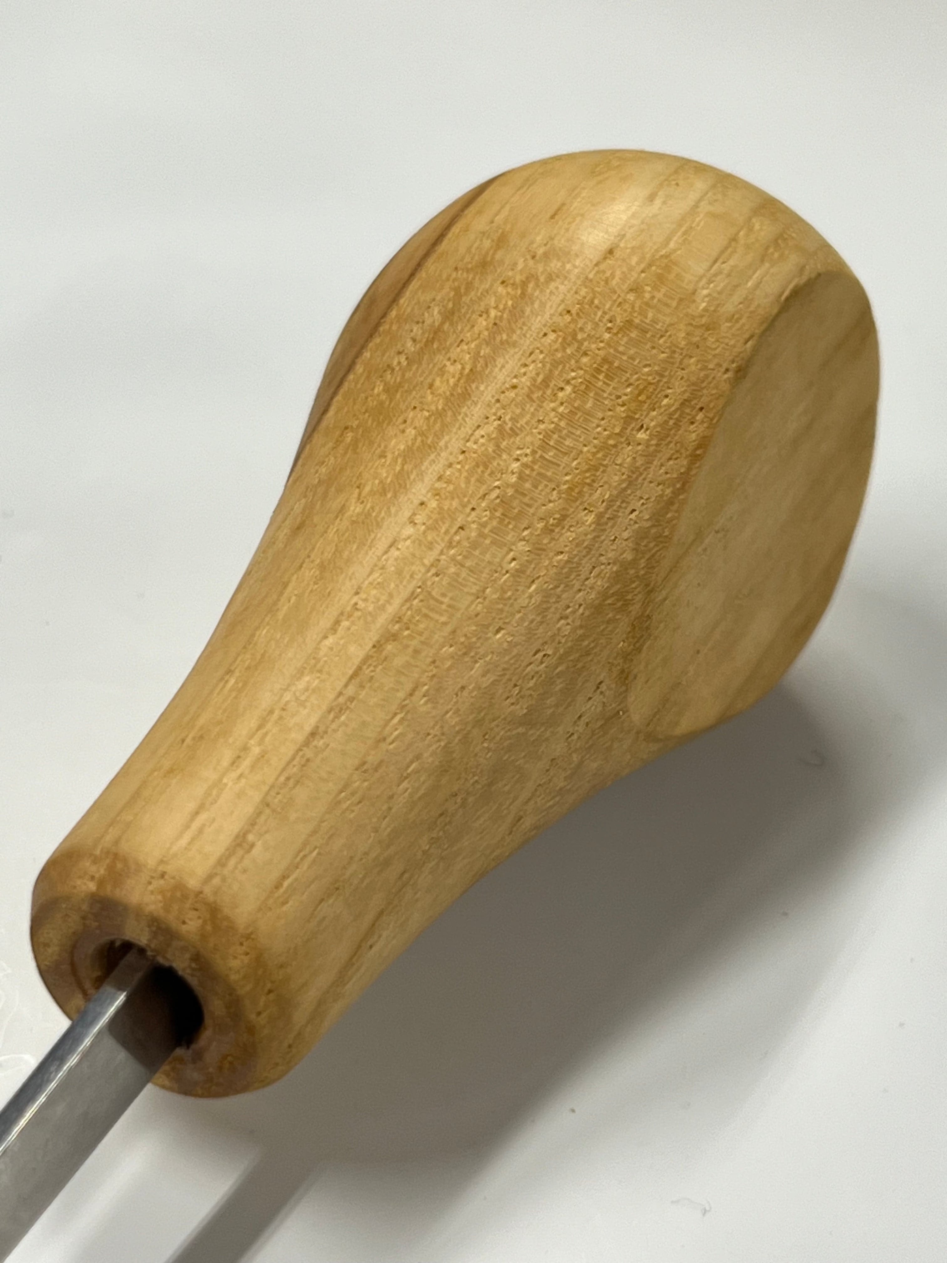 Treskjæringsjern 75x4mm rett flat meisel P1/04 m/kulehåntak