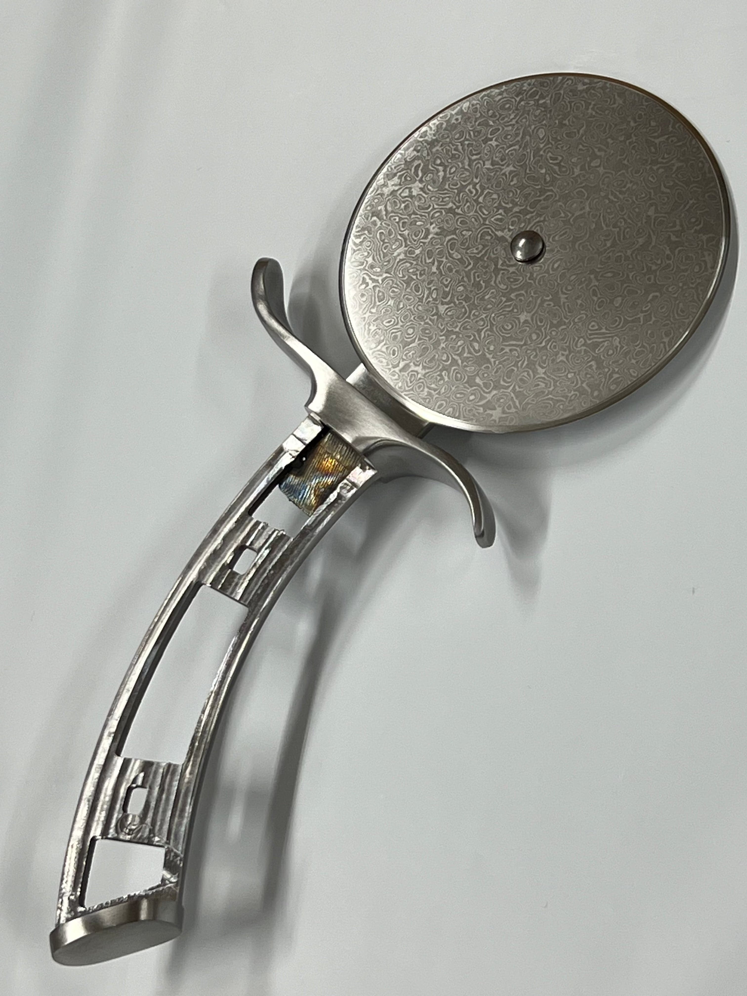 Pizzahjul - VG10 Damask Fulltange m/front og bakholk