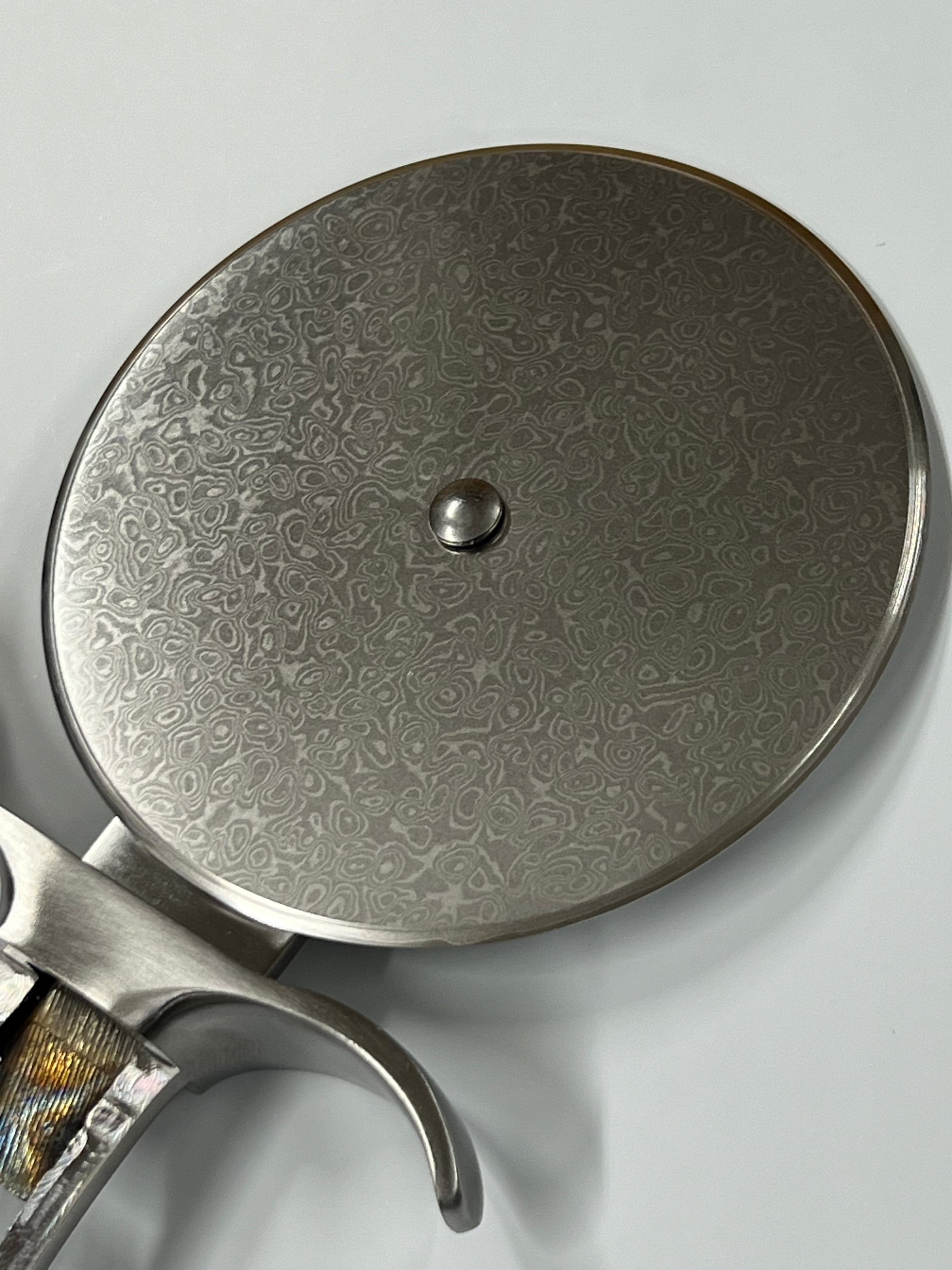 Pizzahjul - VG10 Damask Fulltange m/front og bakholk