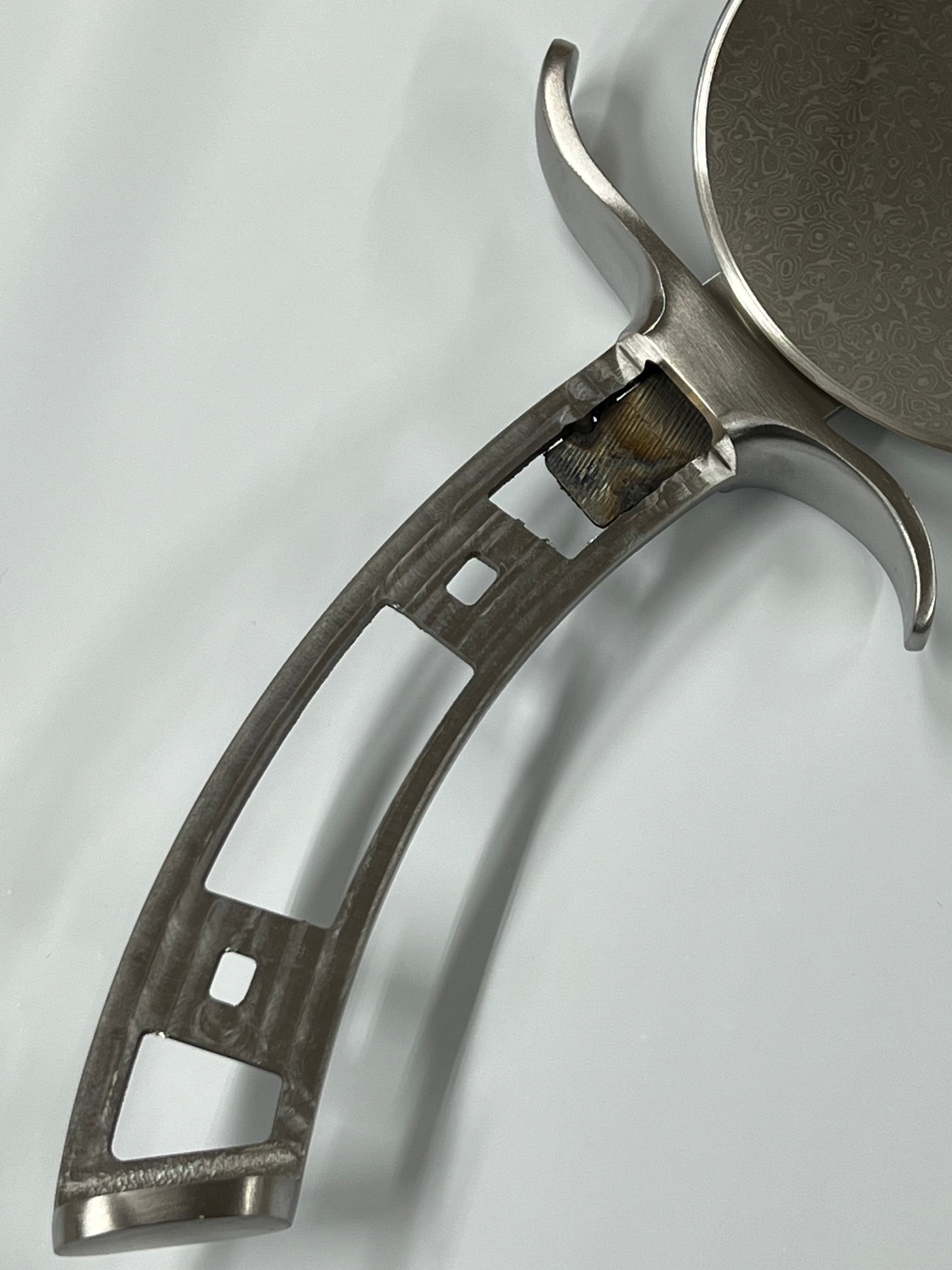 Pizzahjul - VG10 Damask Fulltange m/front og bakholk