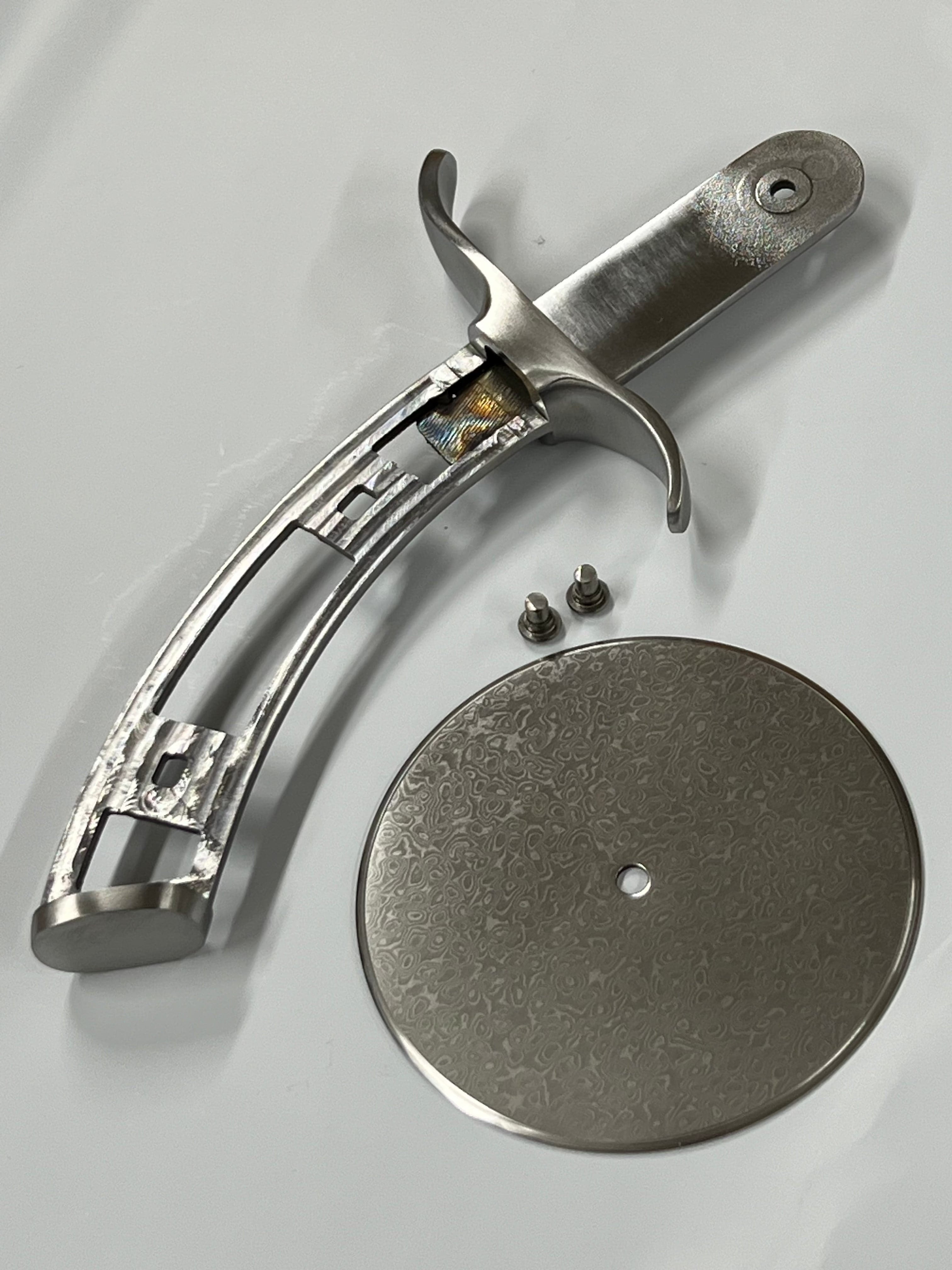 Pizzahjul - VG10 Damask Fulltange m/front og bakholk