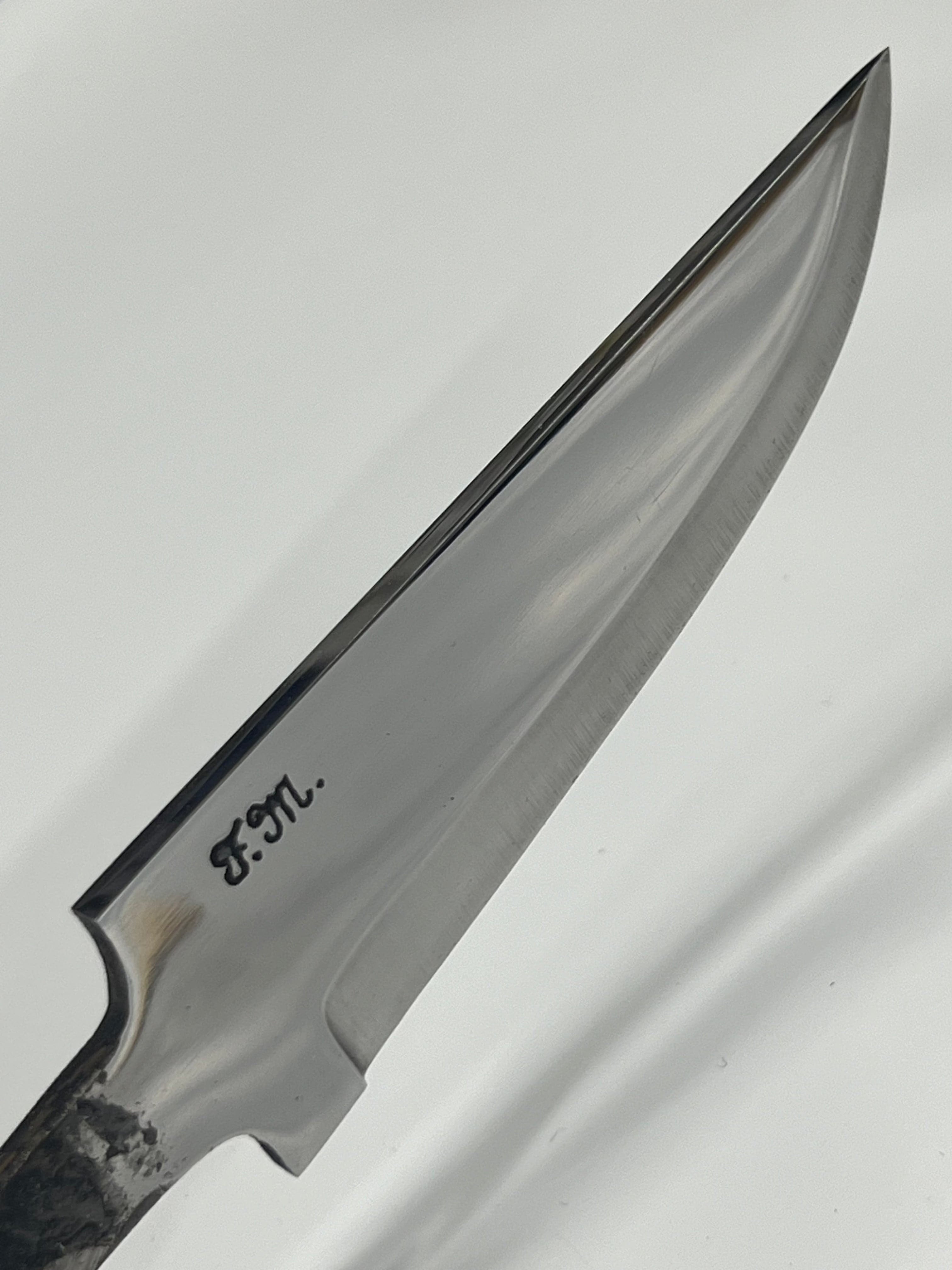 Handsmitt knivblad Frode Misund 95 mm