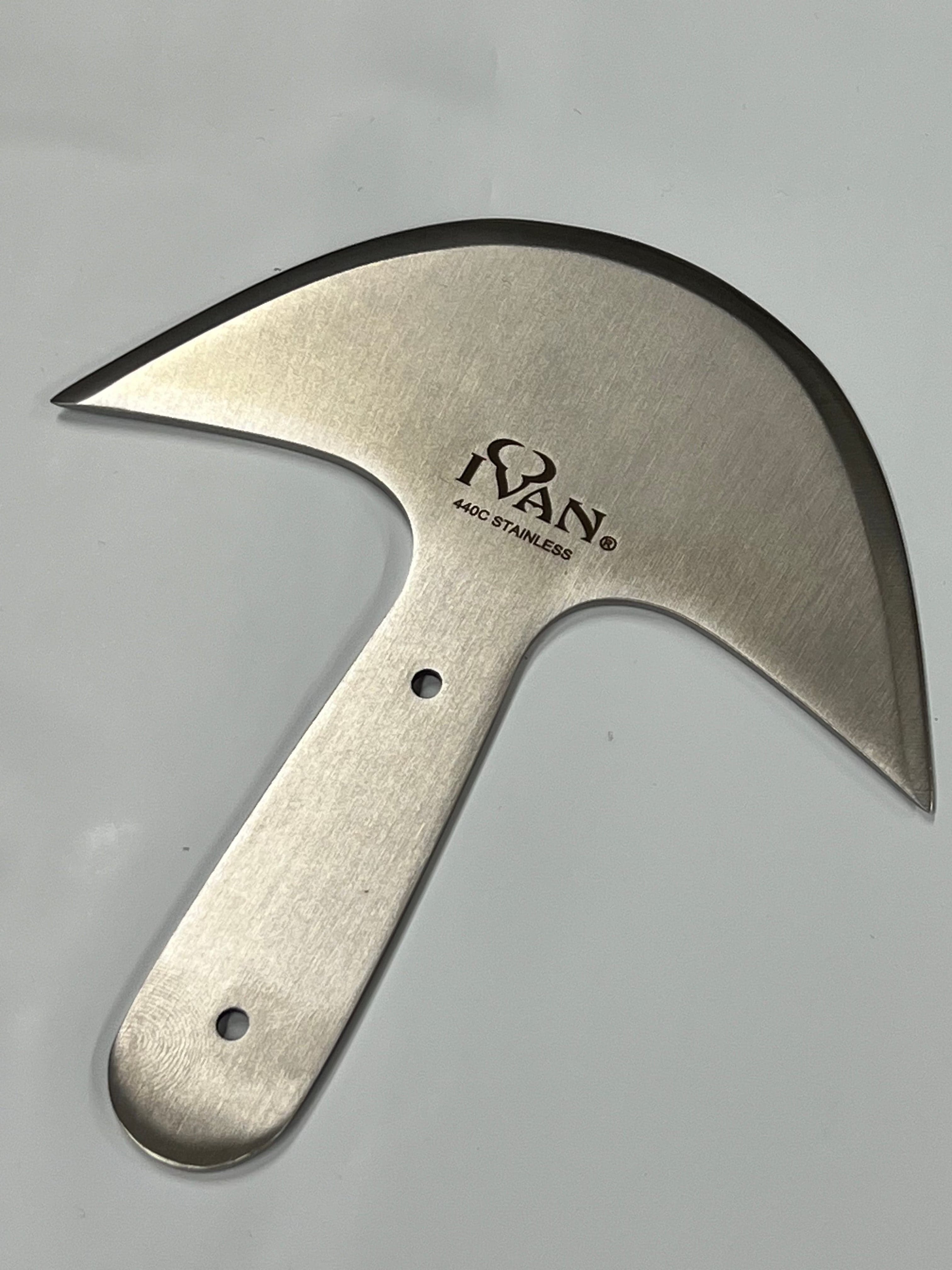 Runt läderblad i fransk stil