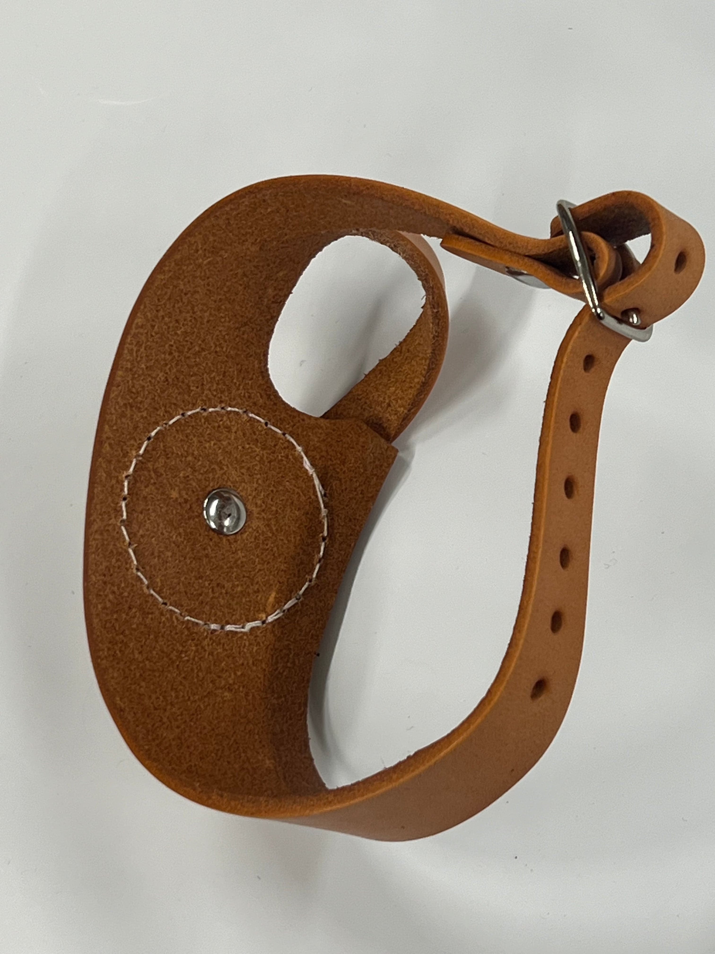 Läderfingerborg för höger handflata för krävande sömnadsarbeten i läder