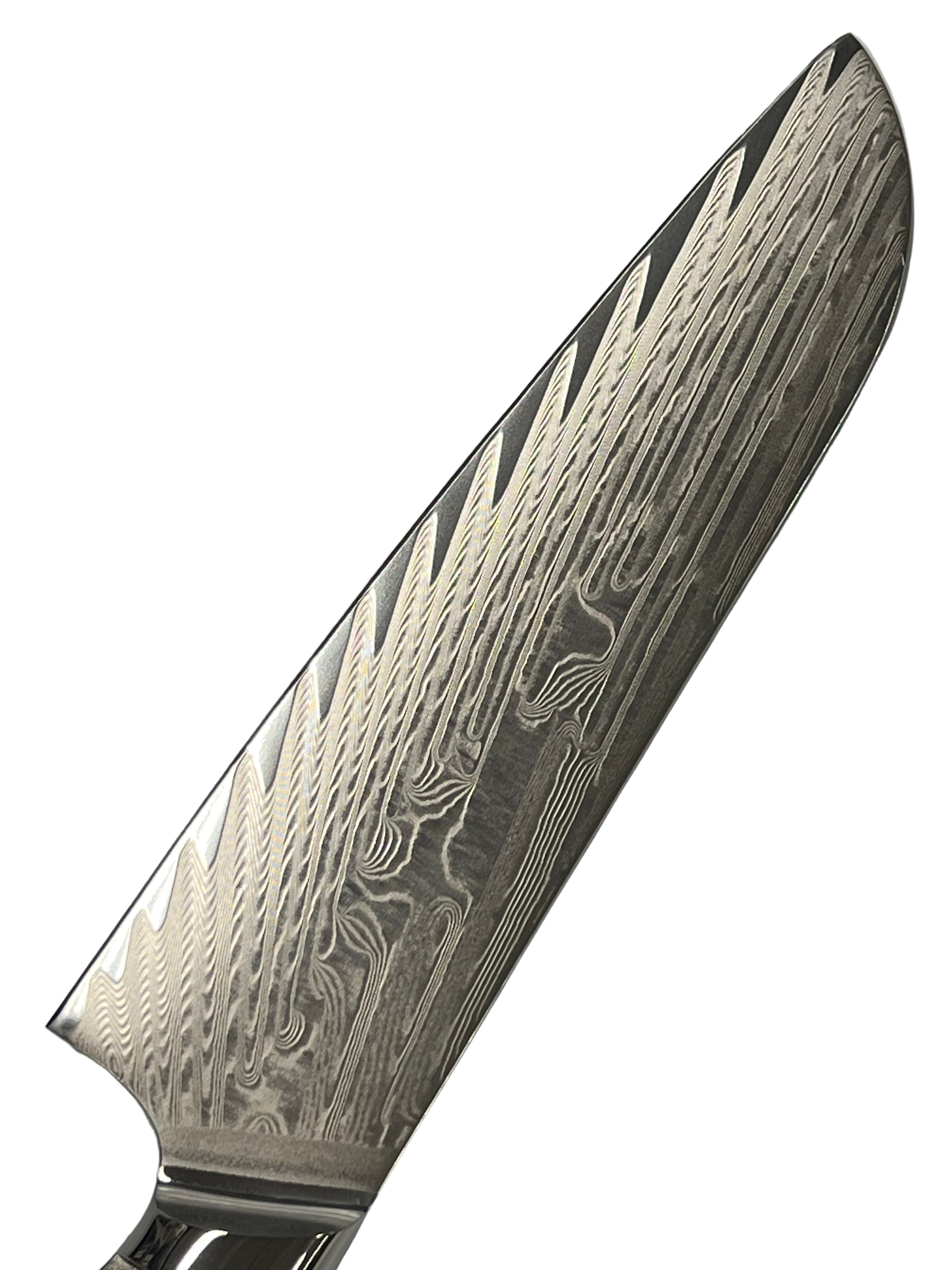 Santoku - VG10 Damask Kokkekniv 8" fulltange med holker