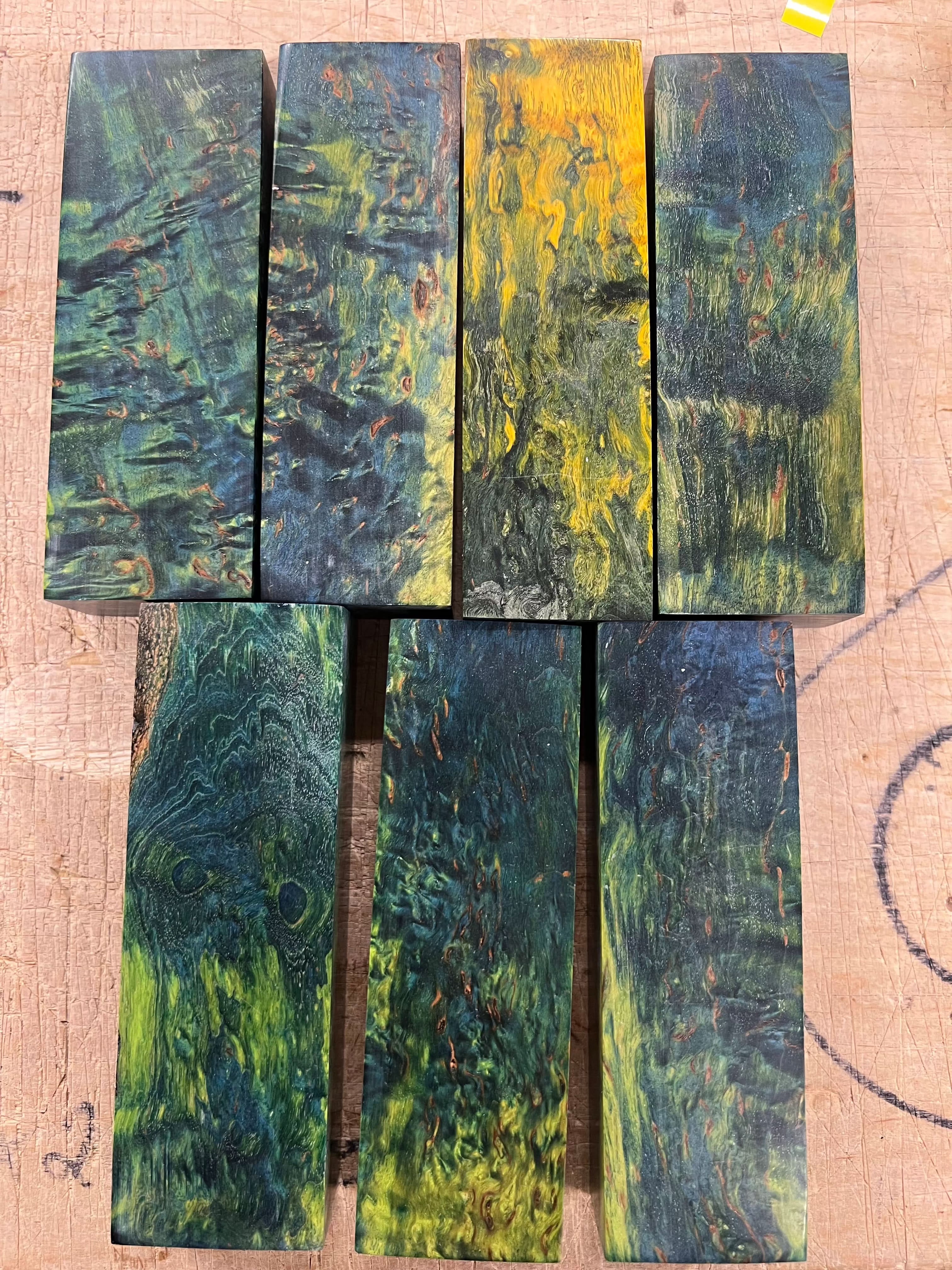 Masurbjørk Karelian Grønn (Stabilisert) B-80