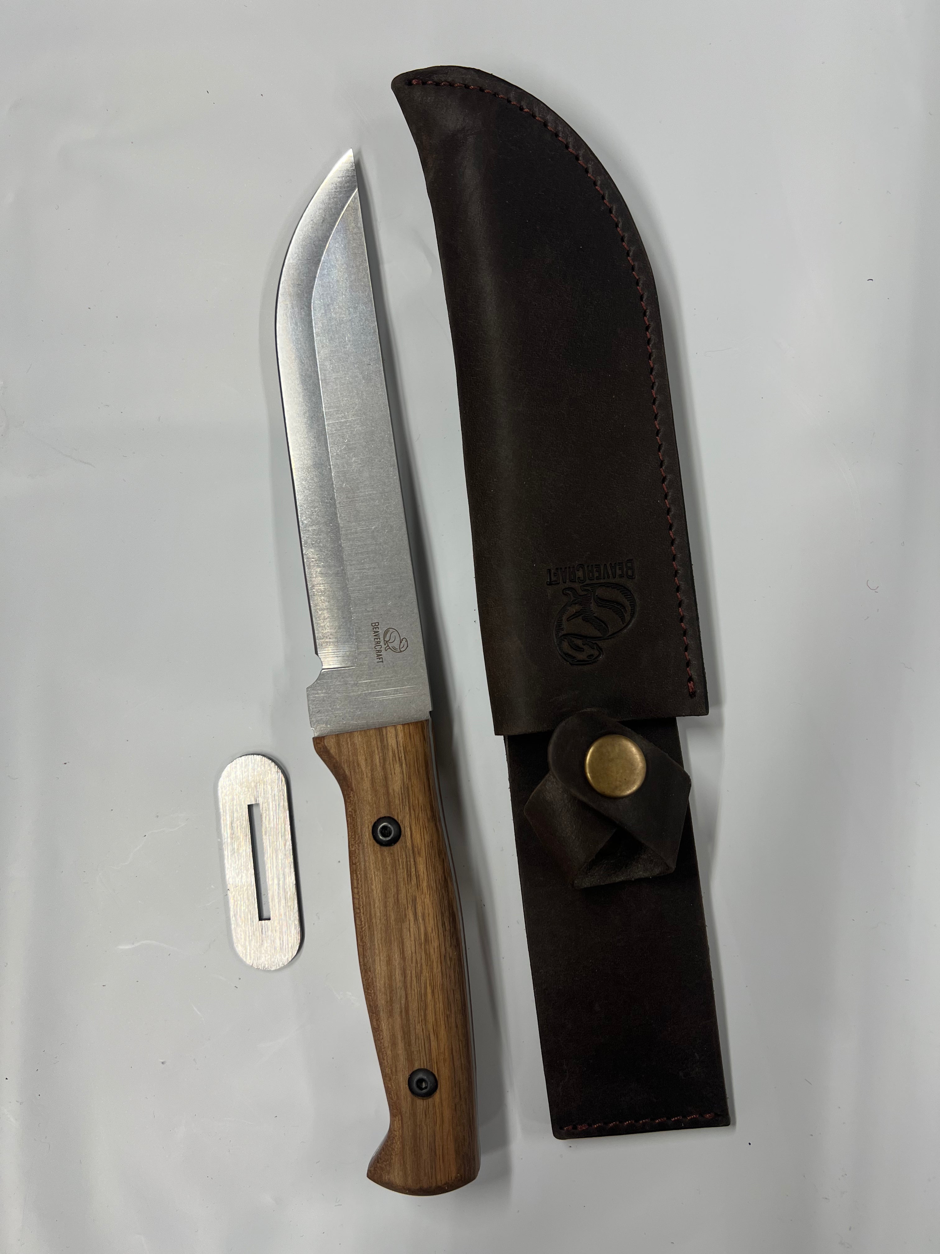Ukrainsk Bowie Taktisk TLK1 Kniv med lærslire