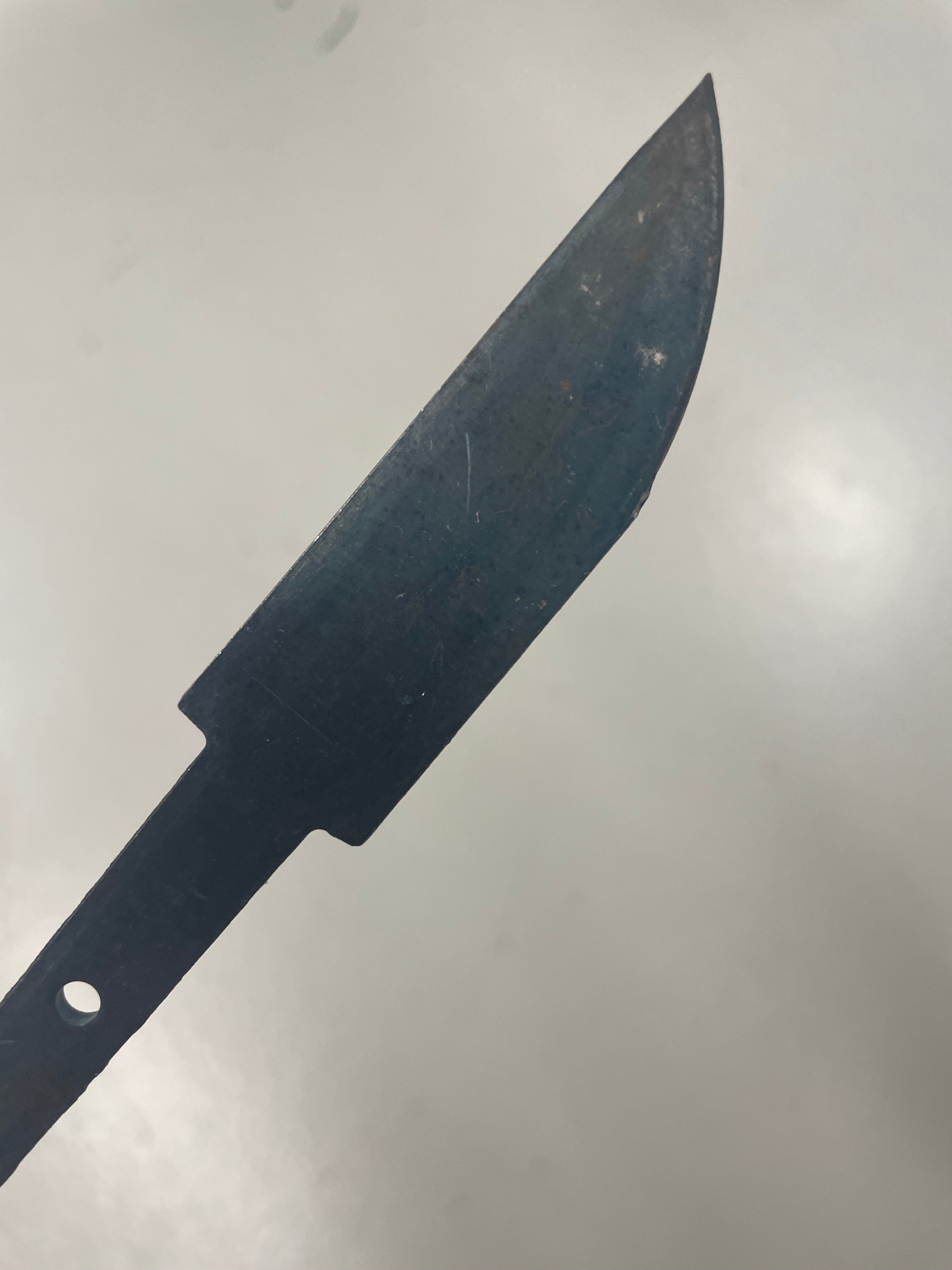 Knife blade blank 75mm Hardened unsharpened