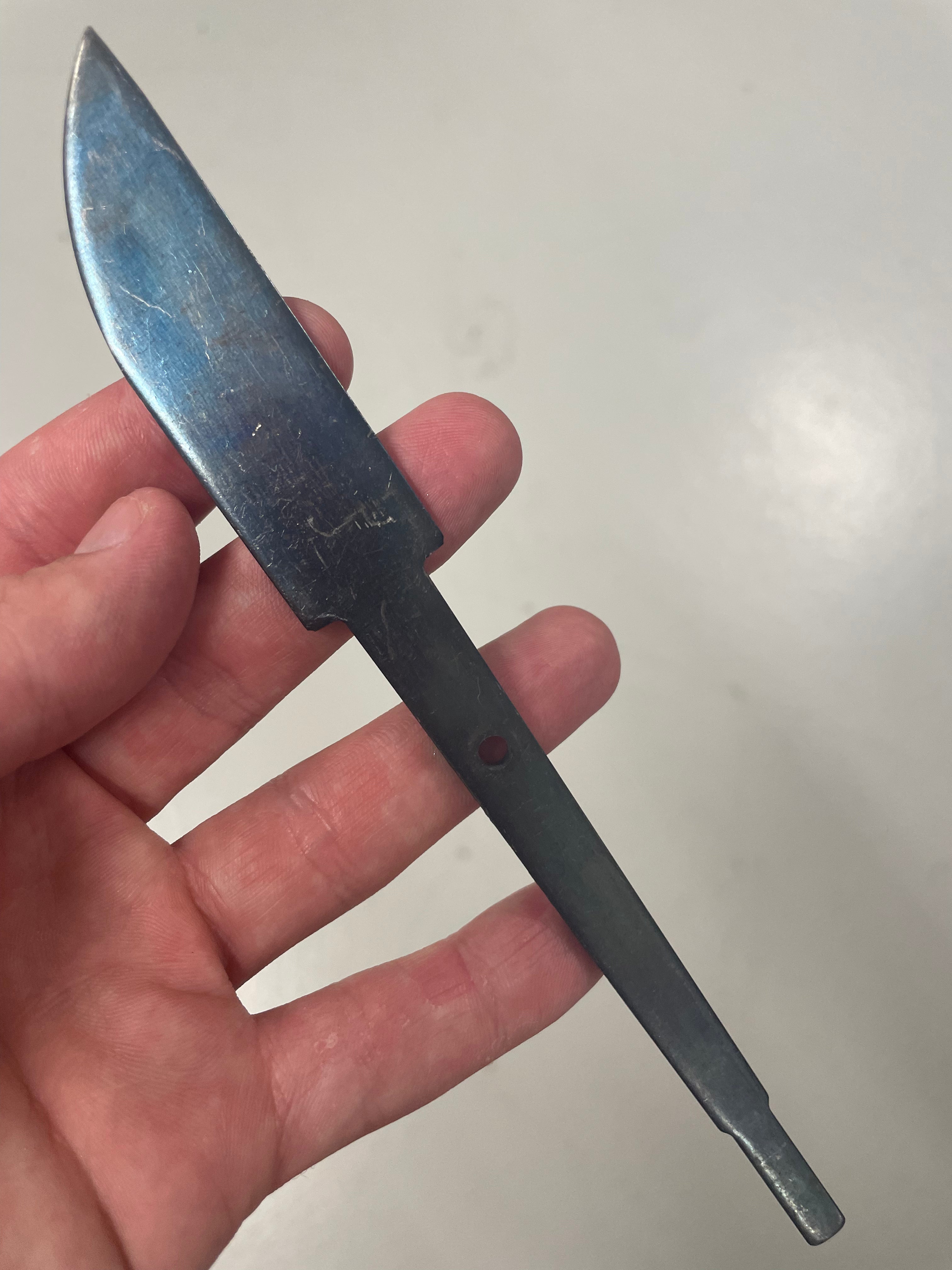 Knivbladsämne 75 mm Härdat, oslipat