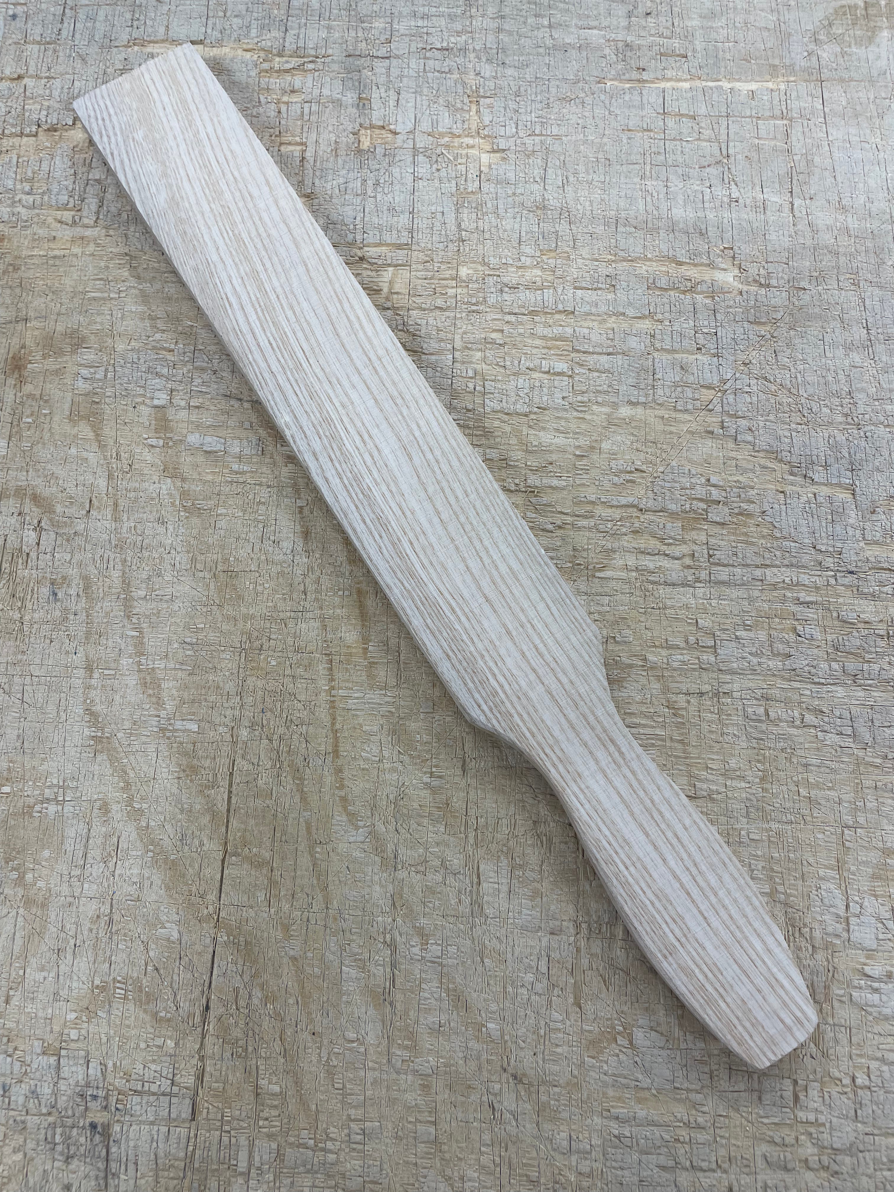 Läderrem handgjord stor 390x50mm