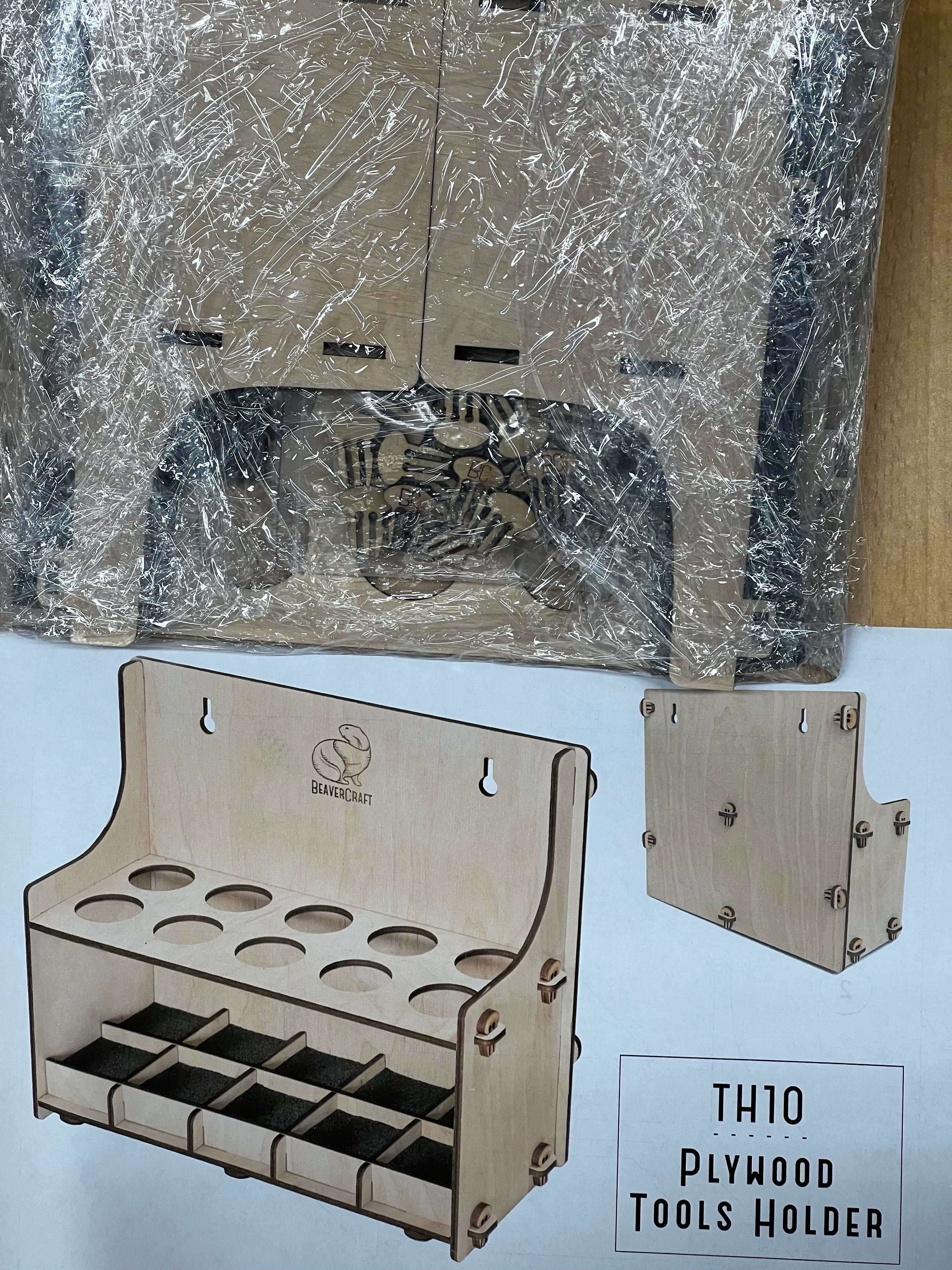 Träsniderijärnset S52 med 10 järn och verktygshållare