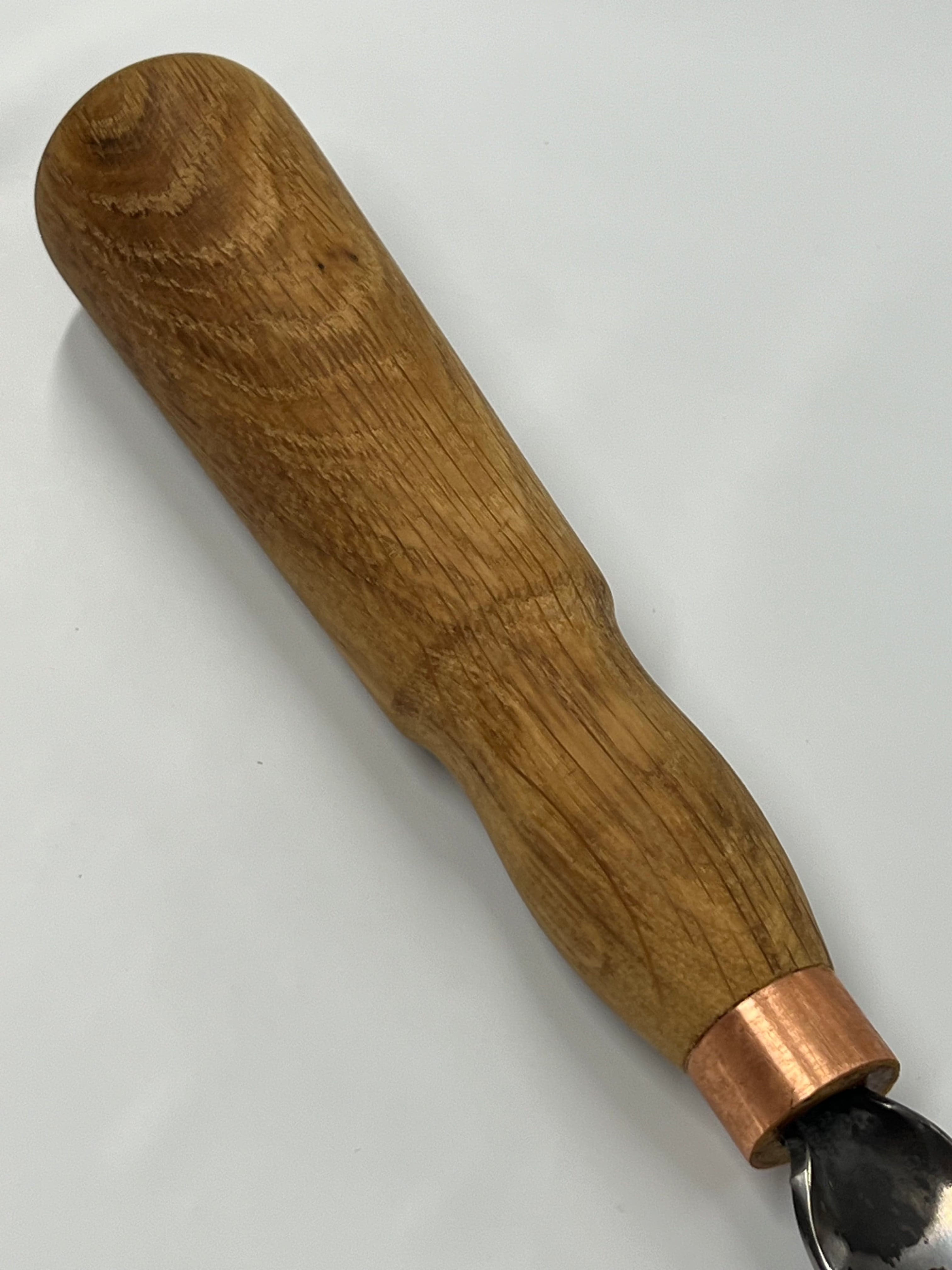 Träsniderijärn 130x20mm böjt urholkningsjärn