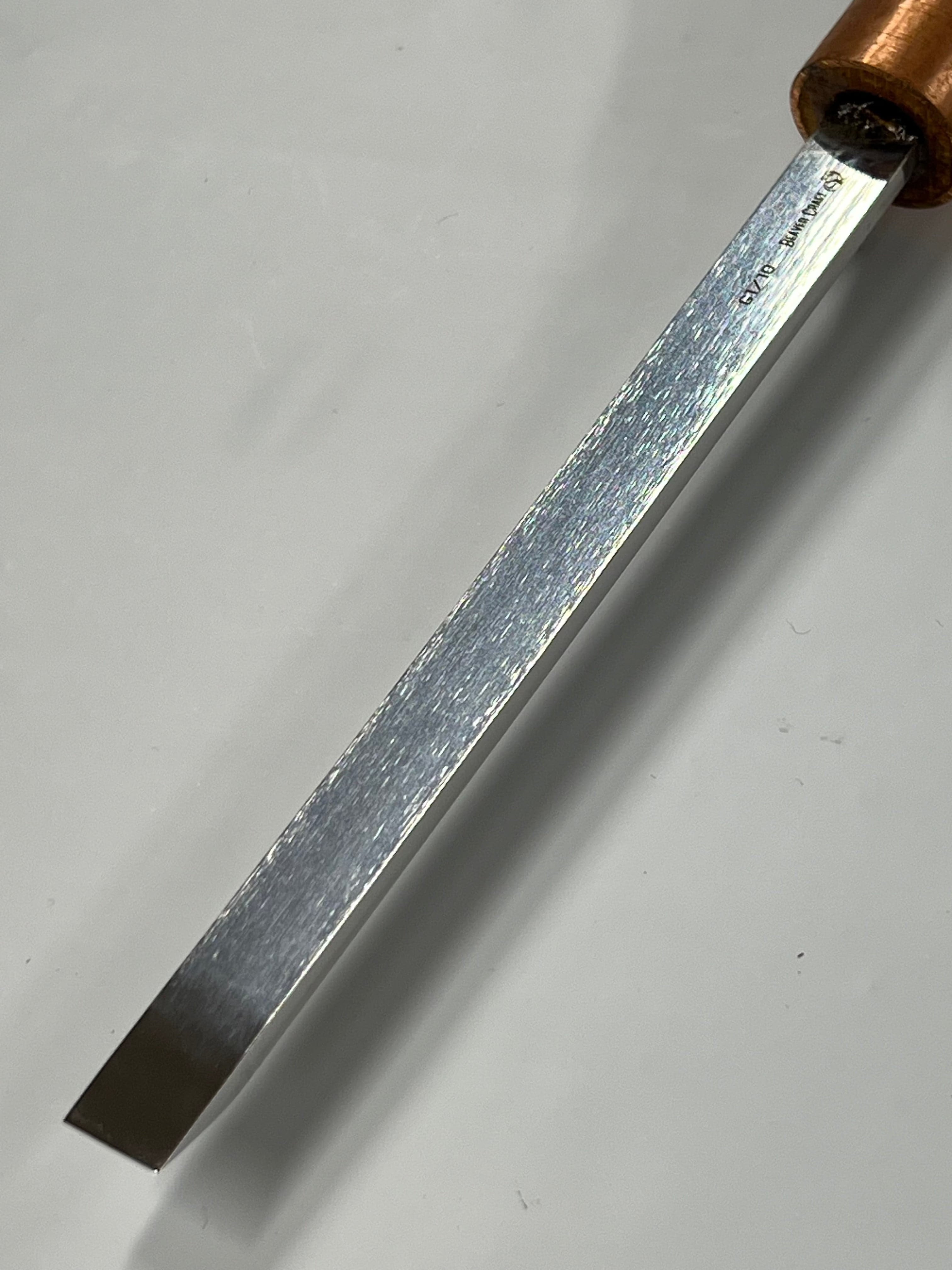 Treskjæringsjern 130x10mm rett flat meisel
