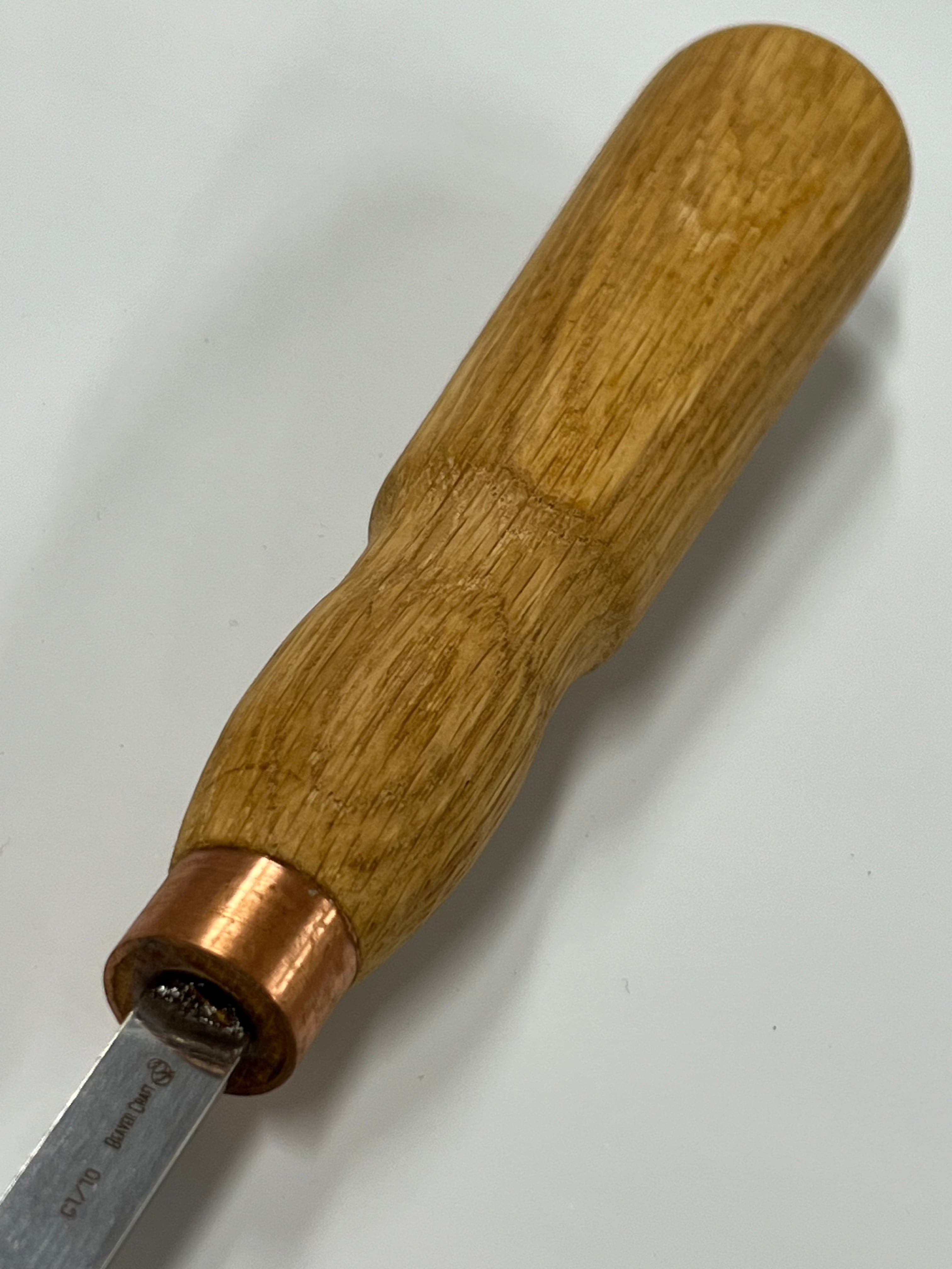 Treskjæringsjern 130x10mm rett flat meisel