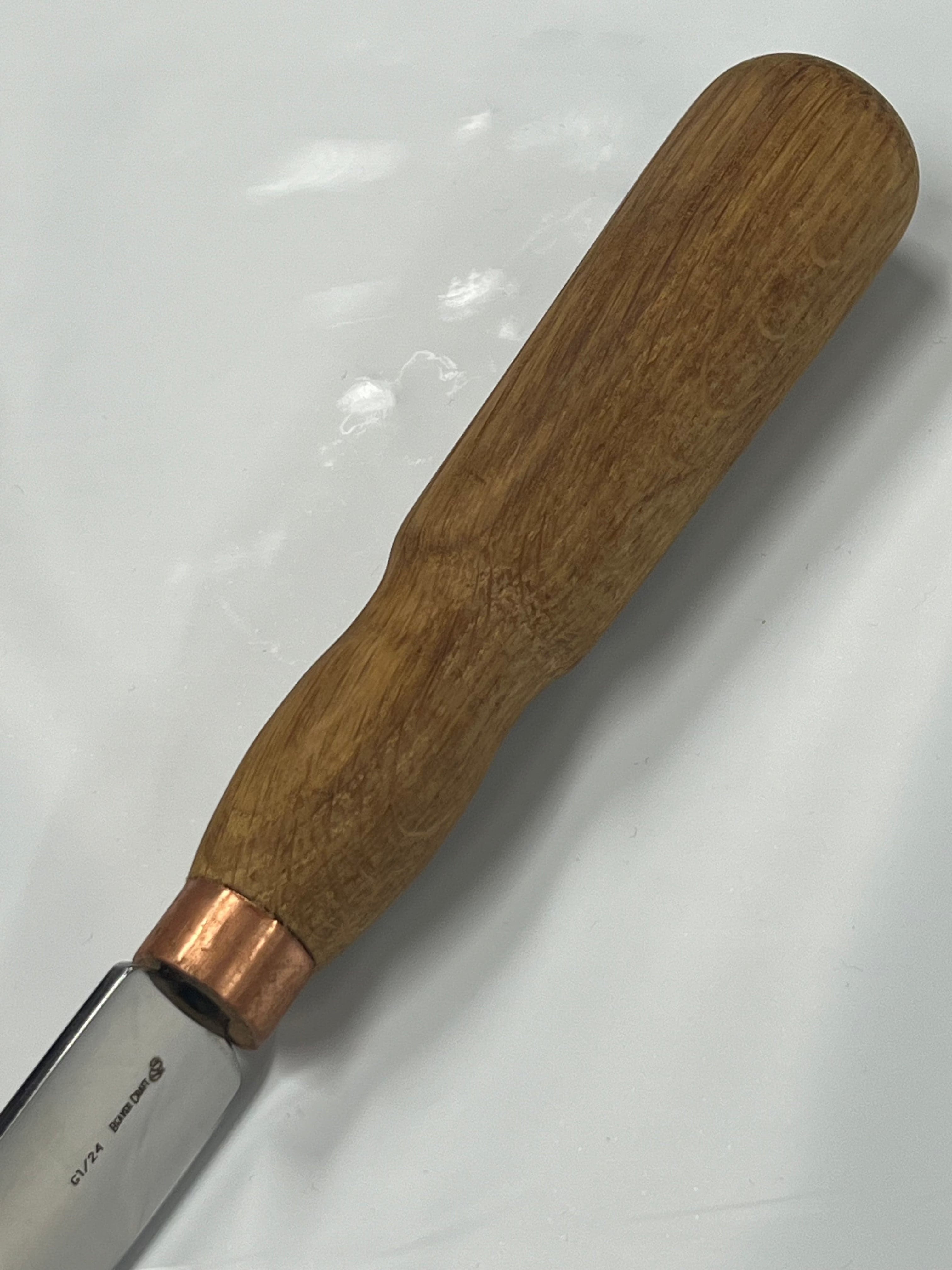 Treskjæringsjern 130x24mm rett flat meisel