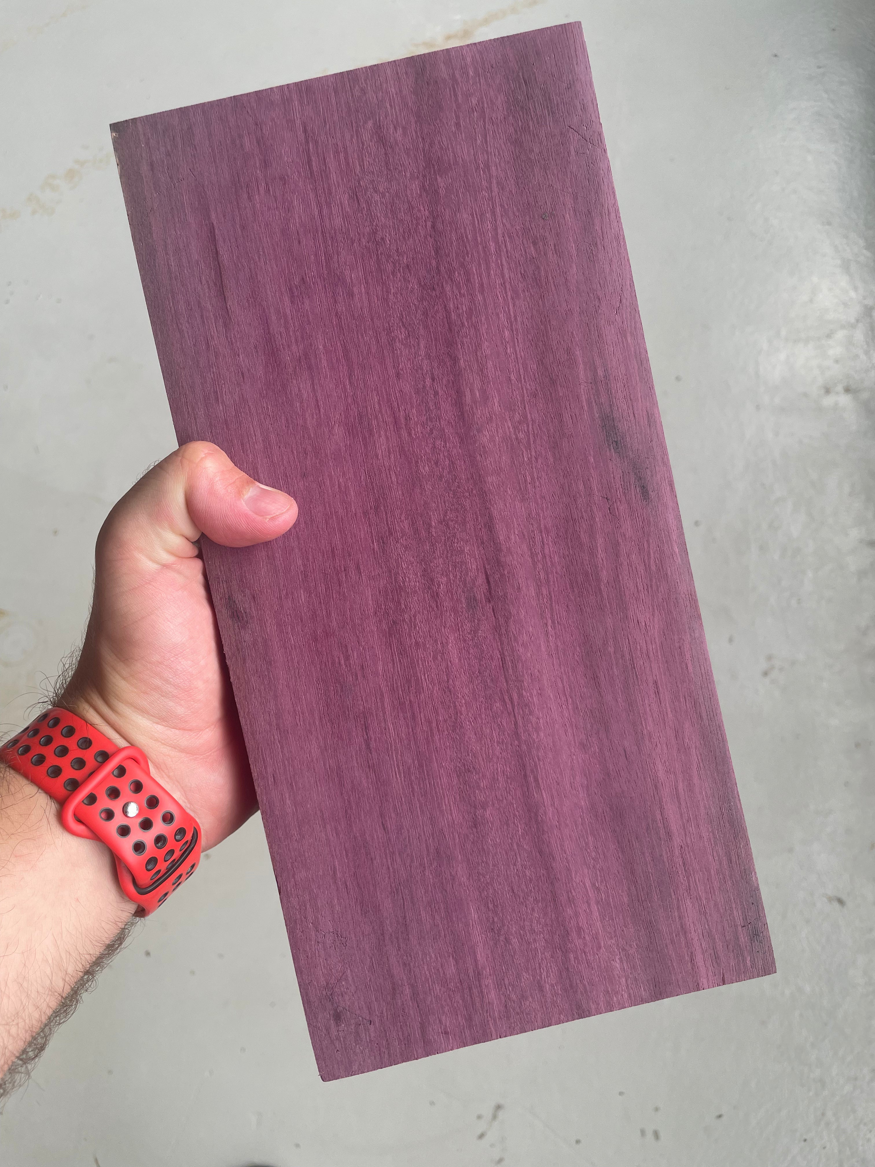 Purpleheart Stort blankt 55x155x300mm