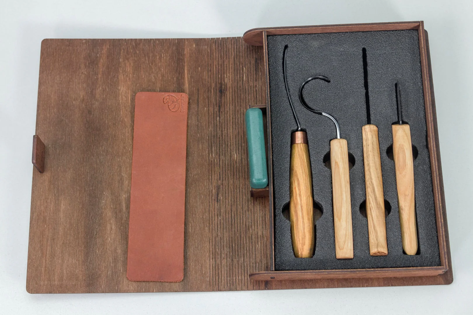 Wood carving iron set S43Book