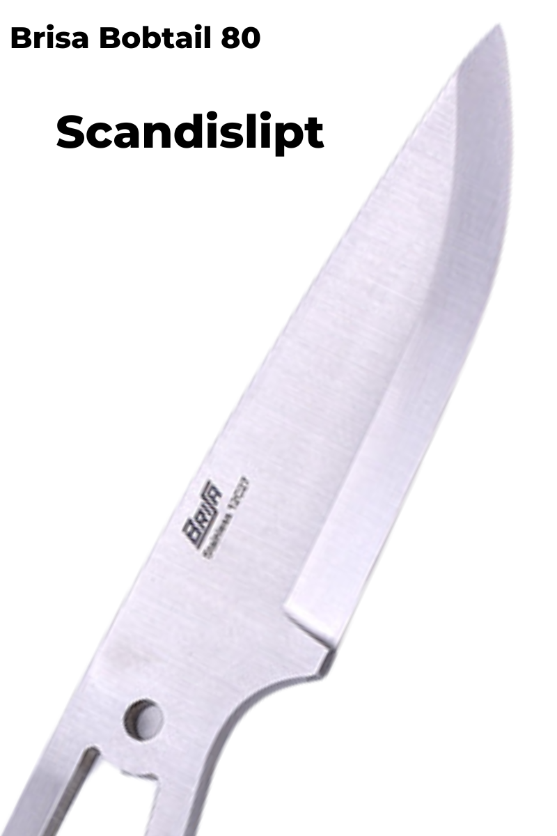 Brisa Bobtail 80 knivblad i rostfritt stål