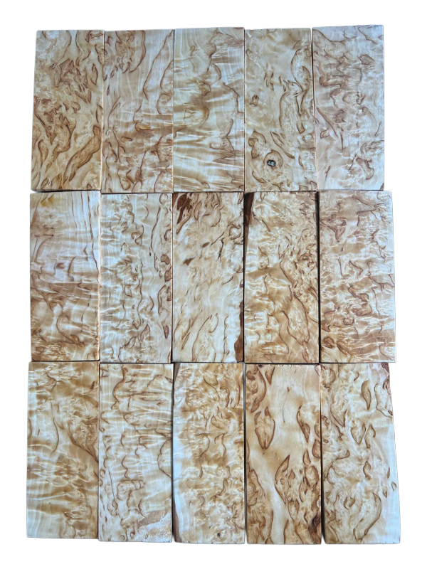 Naturell Valbjørk Masurbjørk Ekstra stor ca. 40x50x120mm