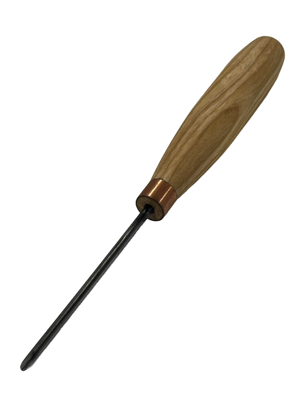 Treskjæringsjern 80x2mm rett rundet meisel K12/02