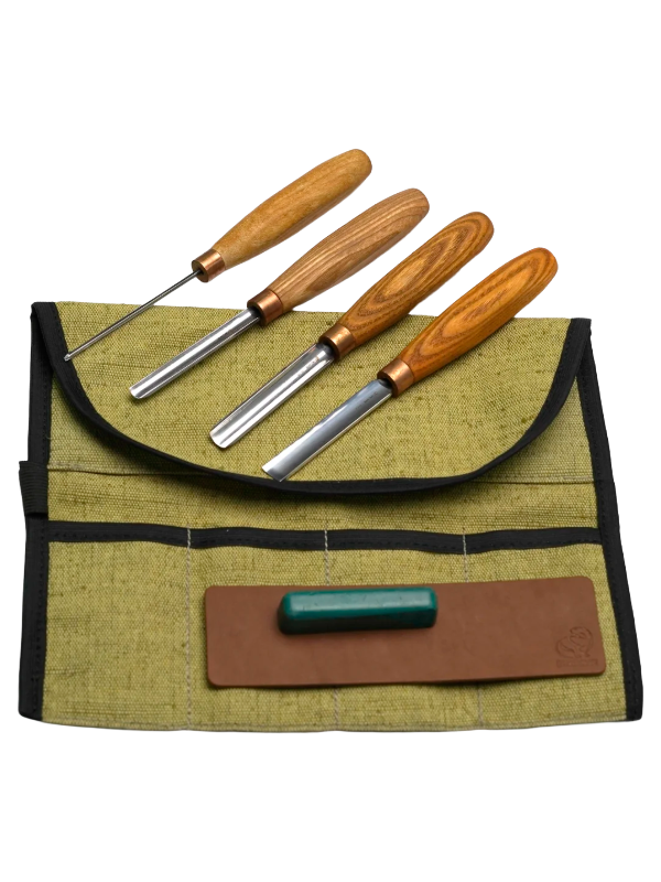 Treskjæringsjern-sett SC02 fra Beaver Craft 4 jern