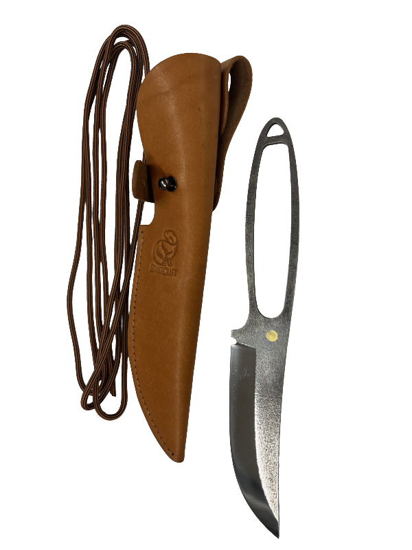 Skeleton-kniv SNK1 med lærslire