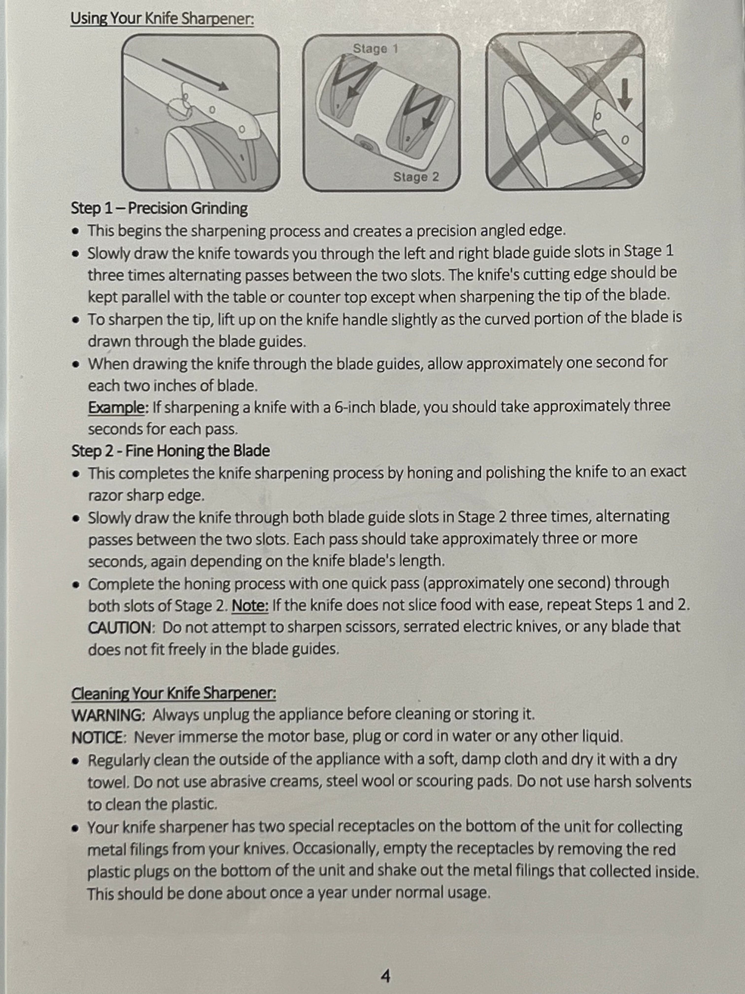 Elektrisk knivslipare RISAM RE005