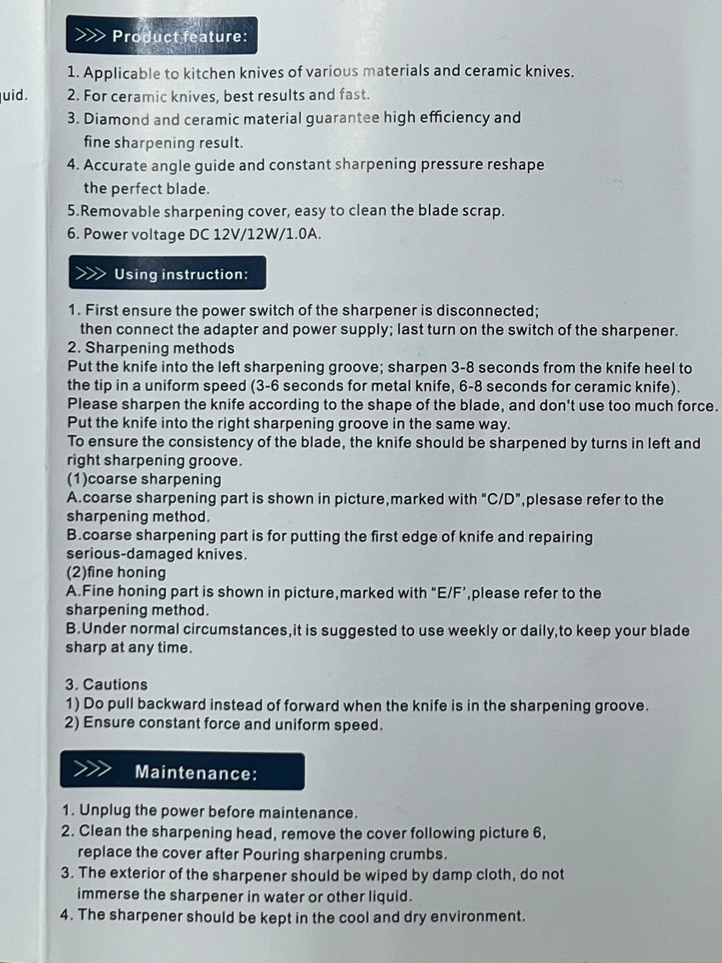 Elektrisk knivslipare RISAM RE002