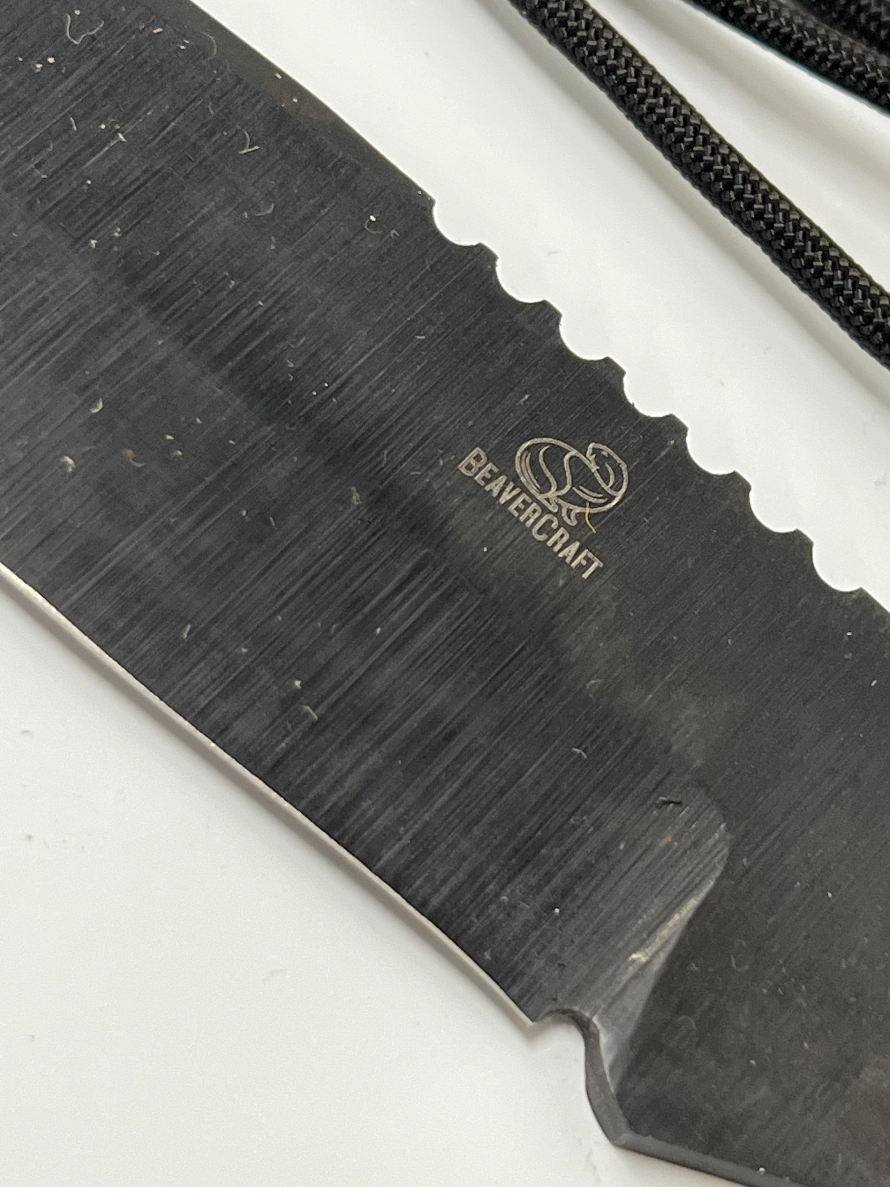 BSH4 Dusk-kit Bushcraft knife blade with screws