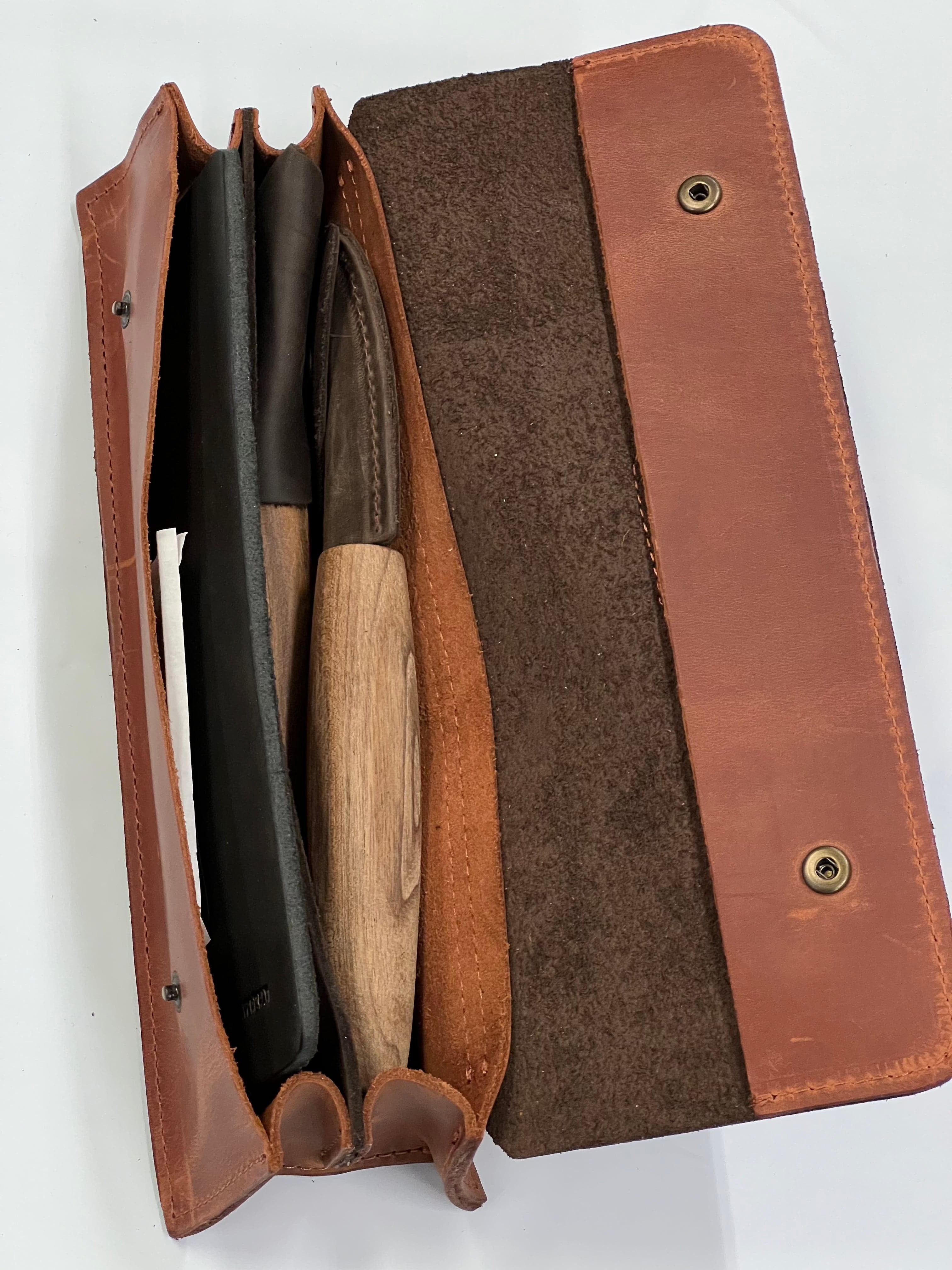 Treskjæringssett i lær S01X Beaver Craft