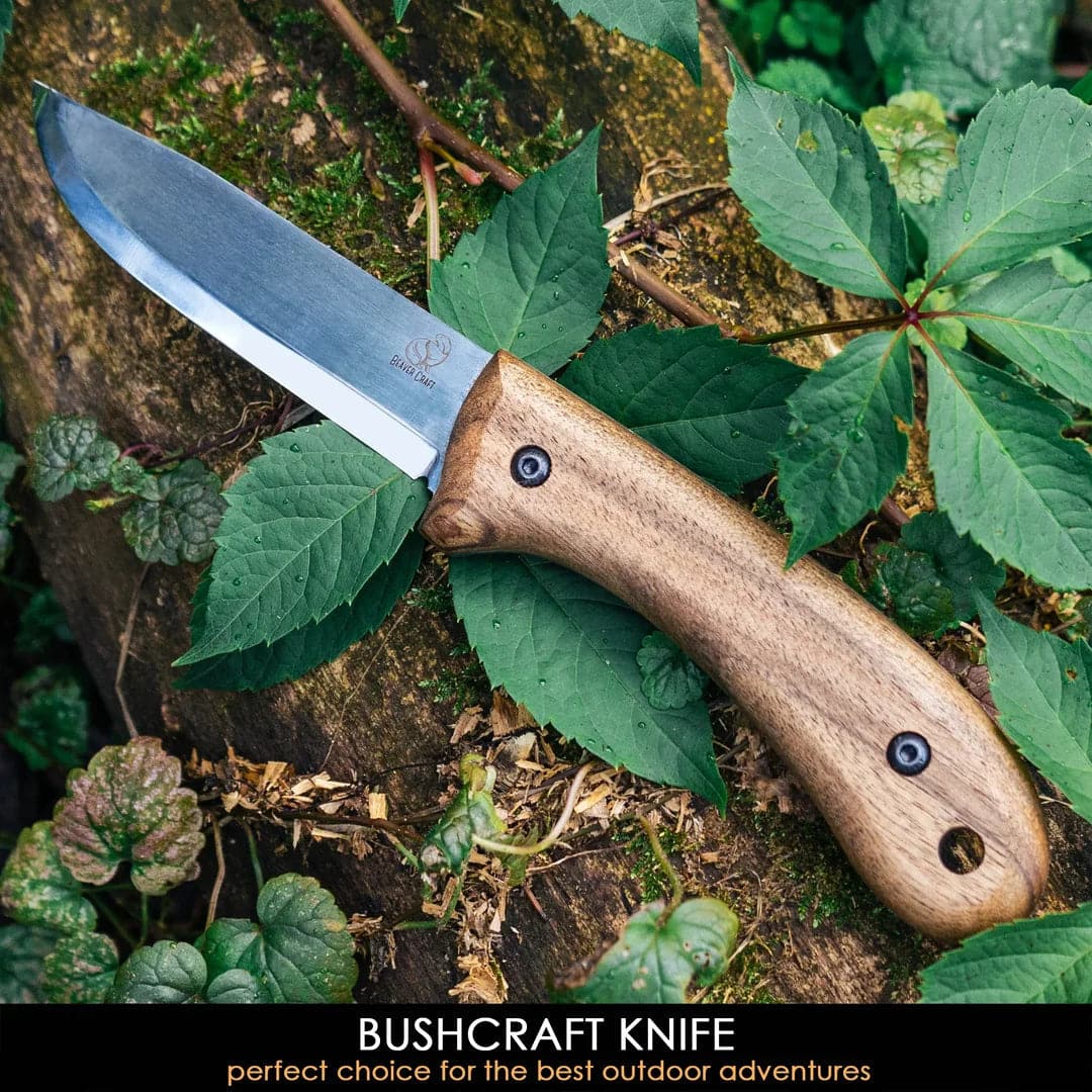 BSH2 Glacier Bushcraft kniv med slire
