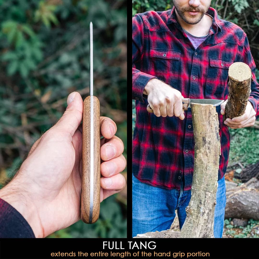 BSH2 Glacier Bushcraft kniv med slire